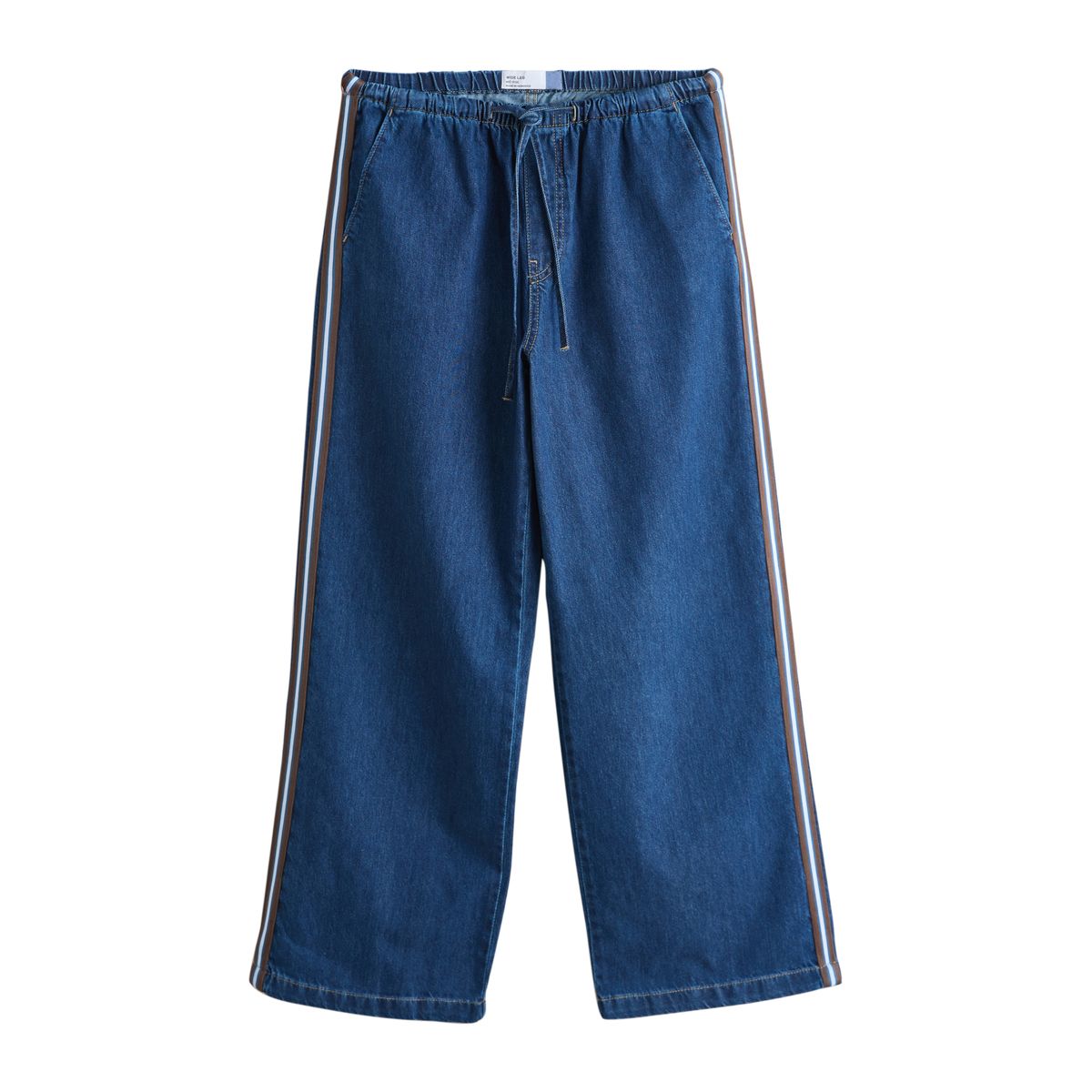 Pantalon de jogging en denim avec bande, NEXT