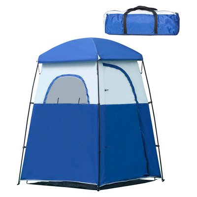 Tente cabine de douche portable pour camping 1-2 personnes OUTSUNNY
