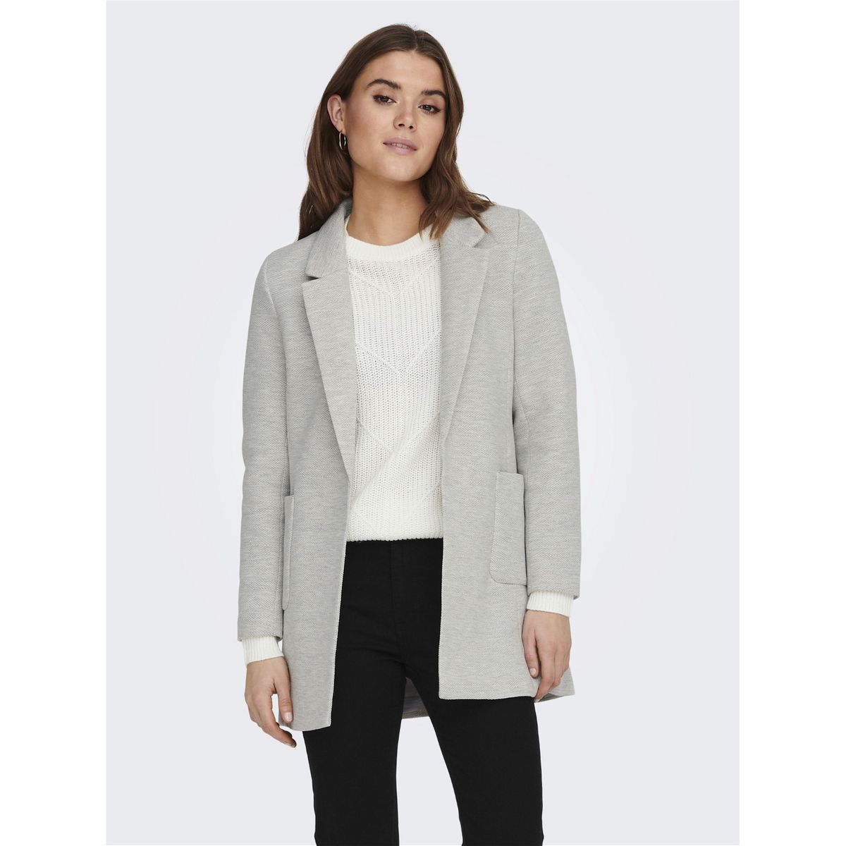 Blazer gris chiné discount femme