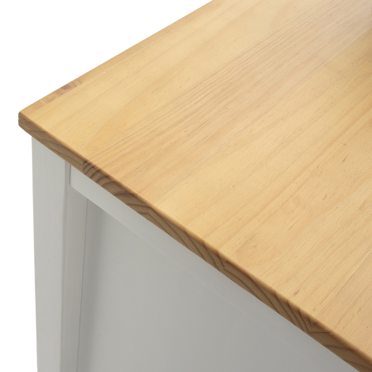 Product photograph of Alvina Solid Pine 3-drawer Kitchen Unit from La Redoute UK.