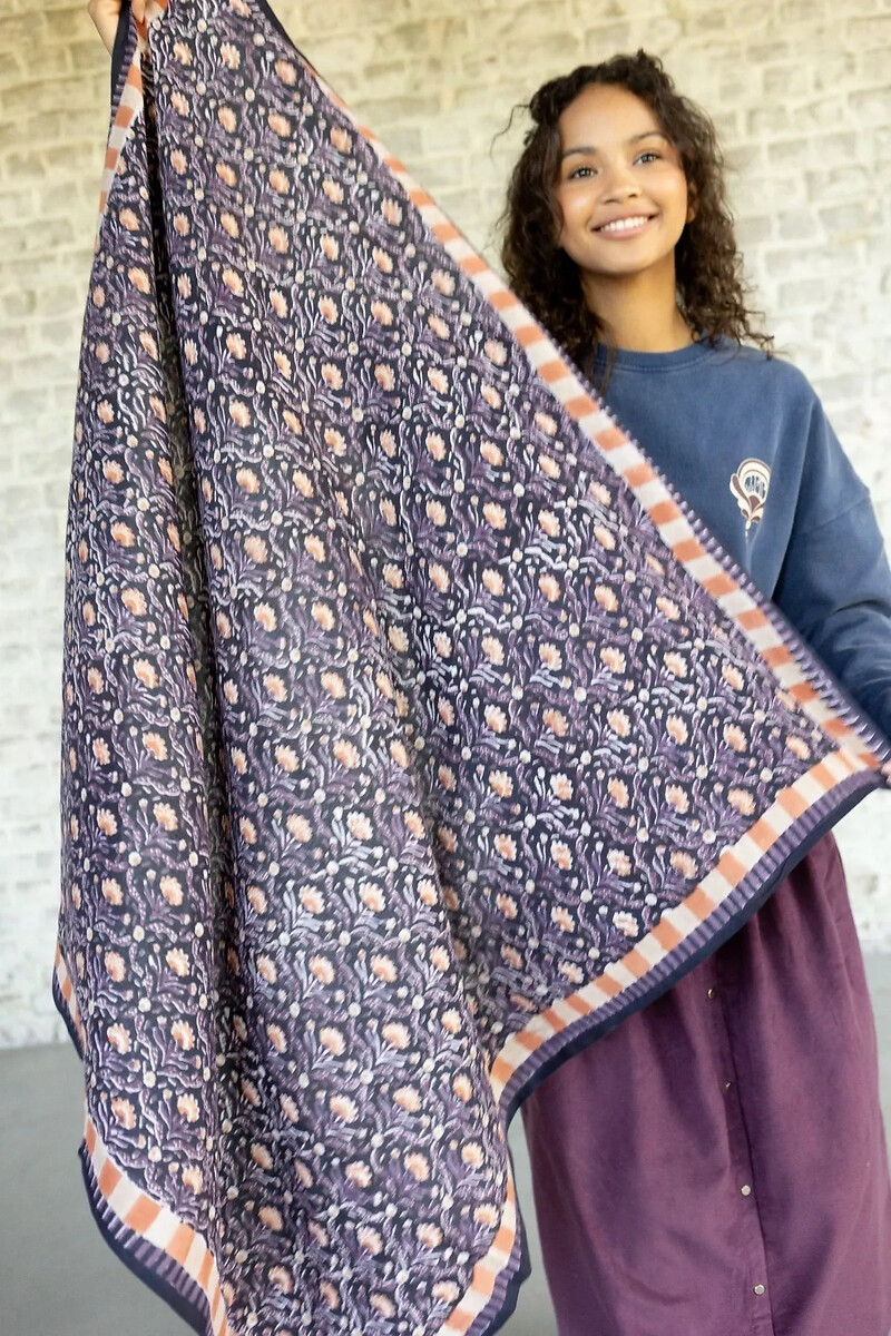 Grande foulard stampato, LATIKA CACTUS, APACHES COLLECTIONS