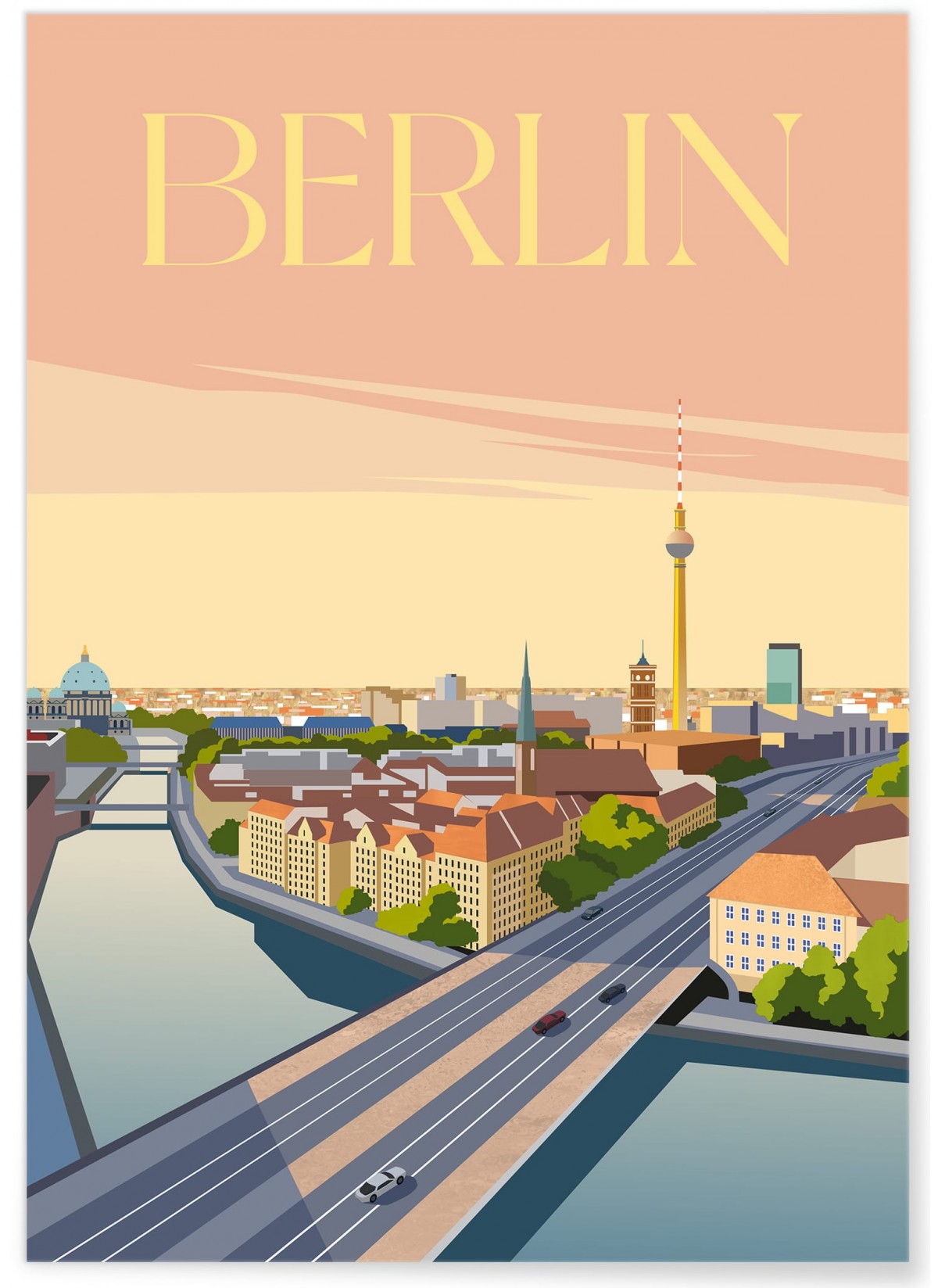 Affiche ville Berlin 2, L'AFFICHERIE