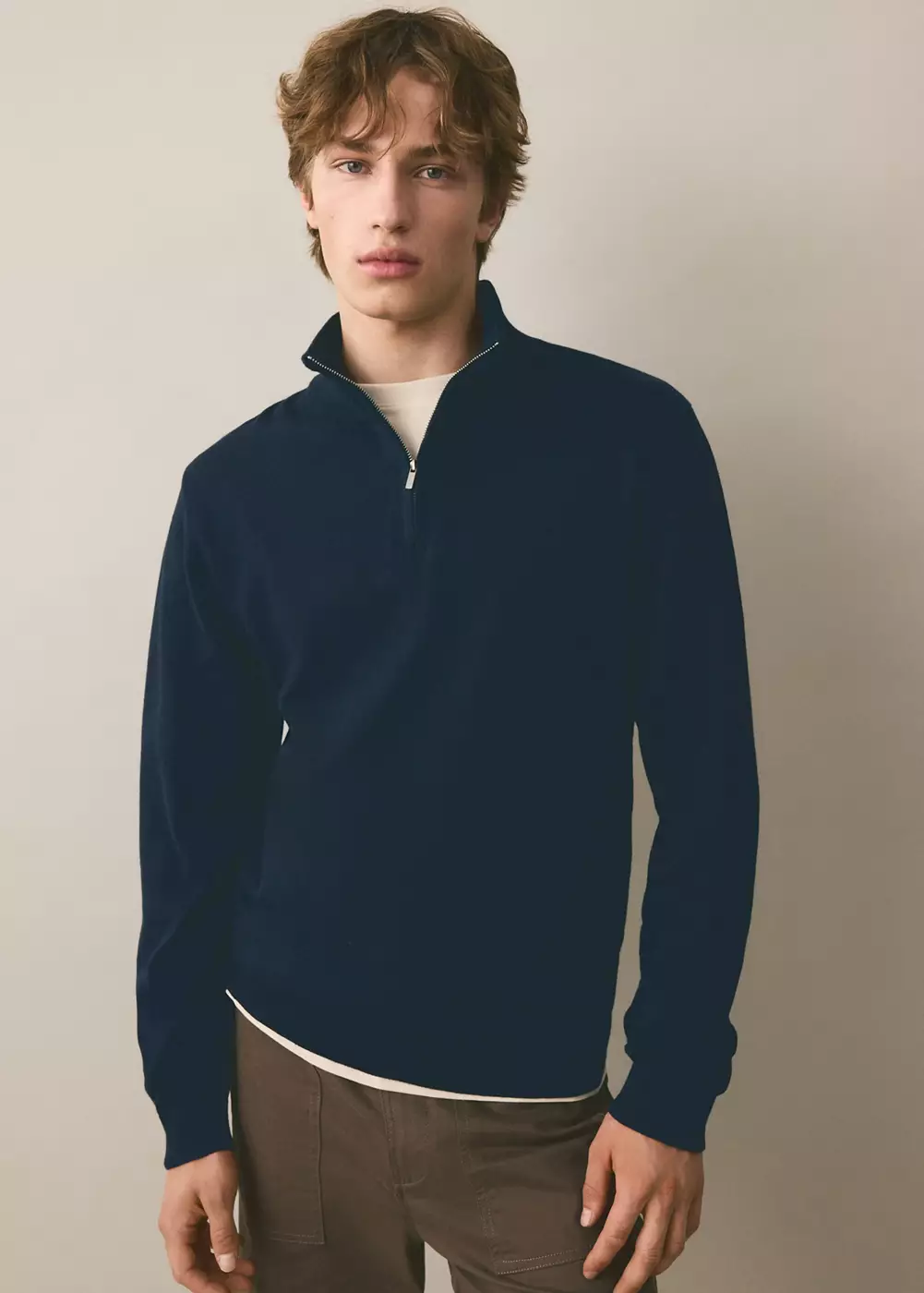 Pull col montant zip, MANGO TEEN