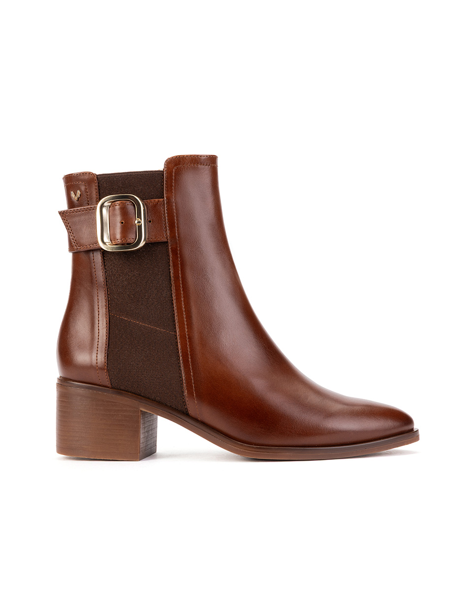 Bottines à talon cuir Zinnia, MARTINELLI