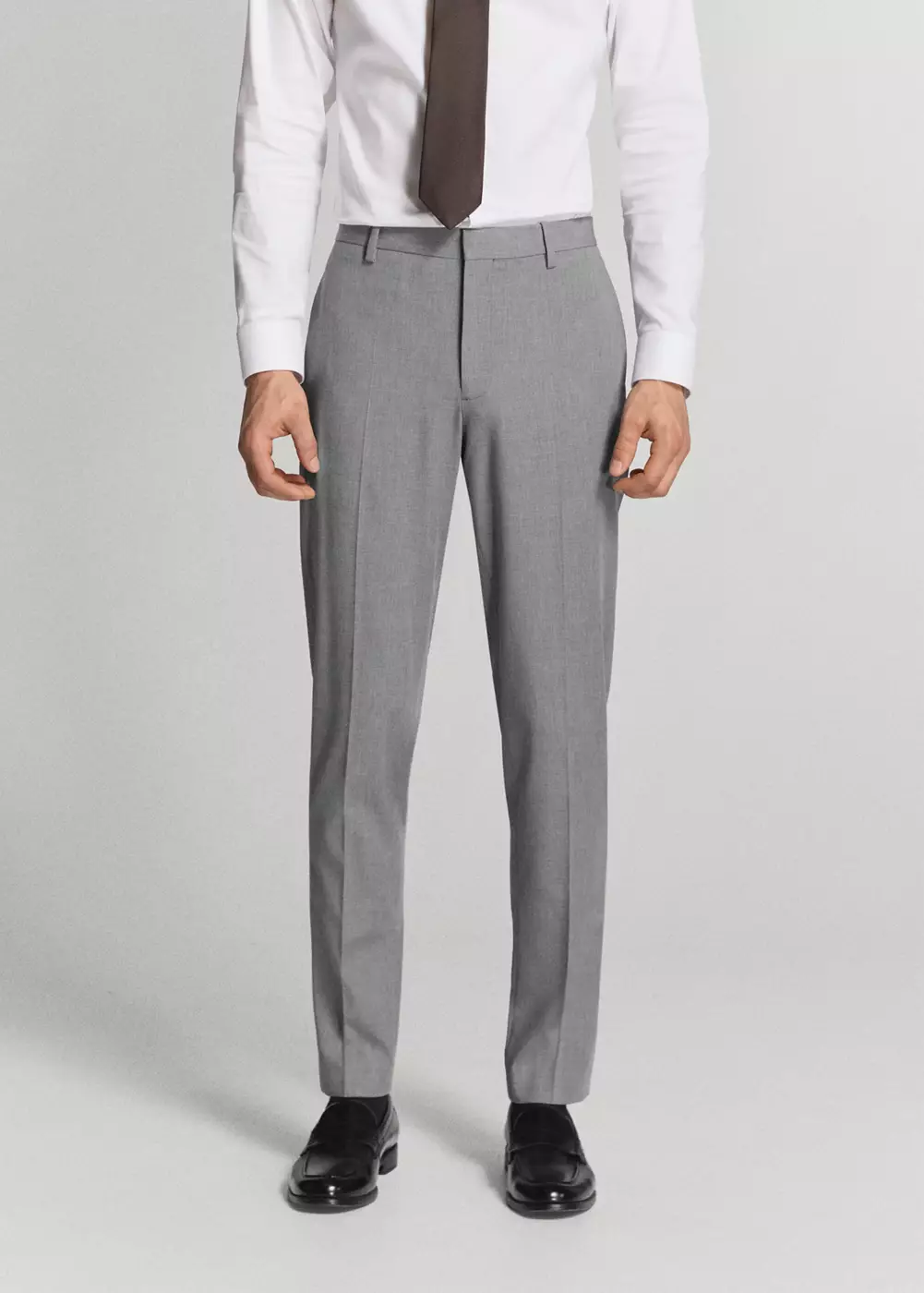Pantalon costume Parí super slim-fit, MANGO MAN