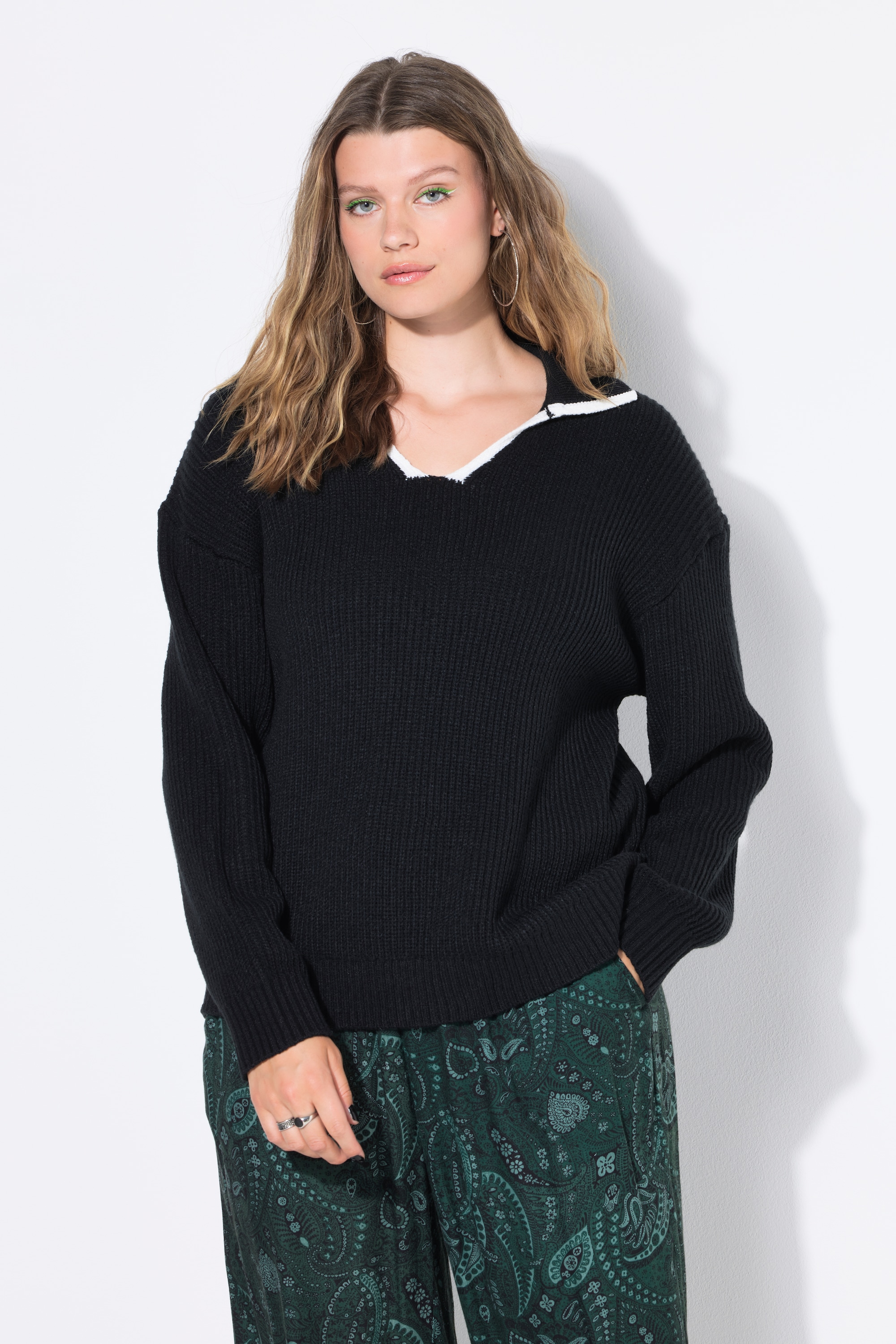 Pull oversize en maille texturée, STUDIO UNTOLD