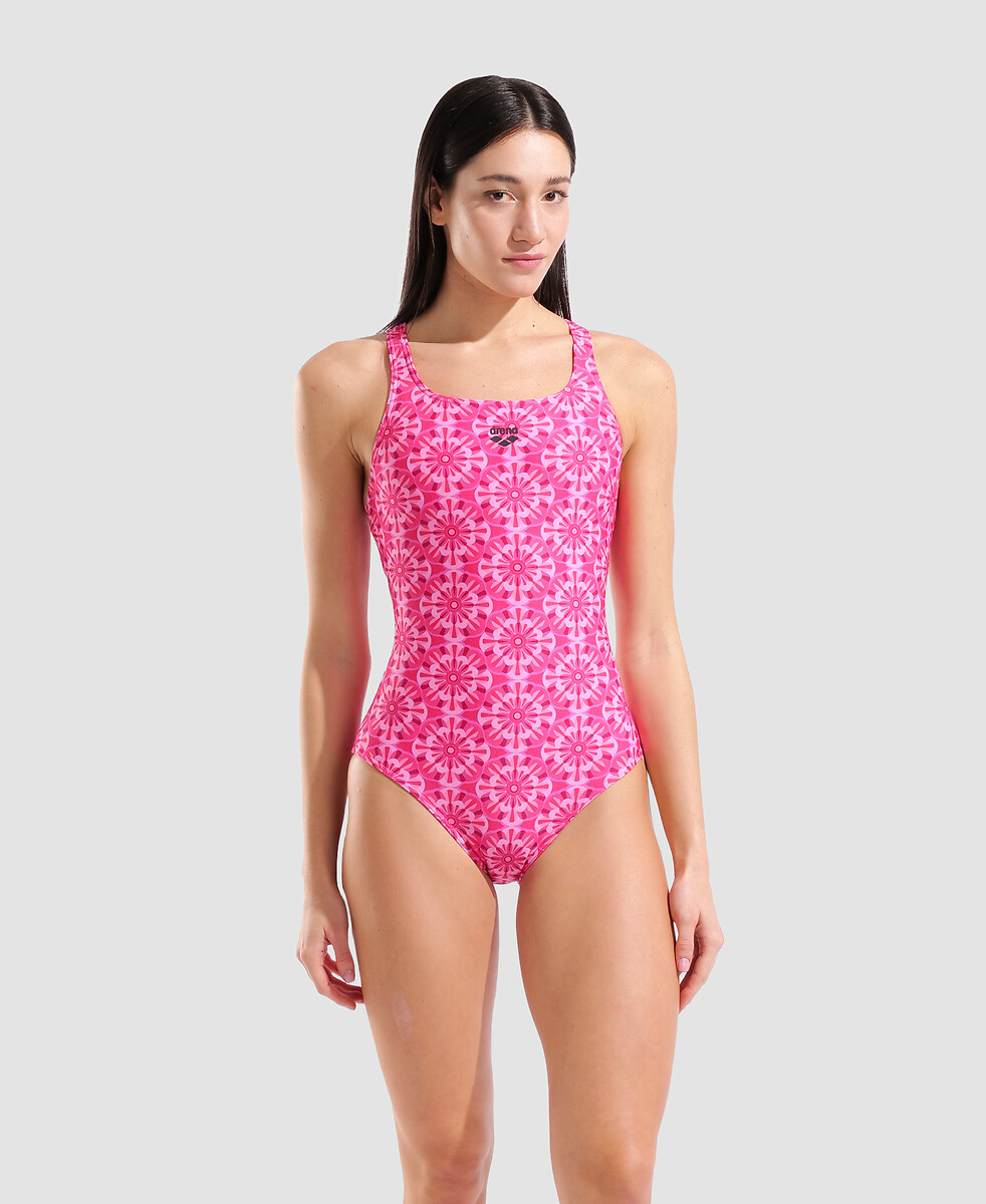 Maillot de bain FLORAL dos swim pro, ARENA