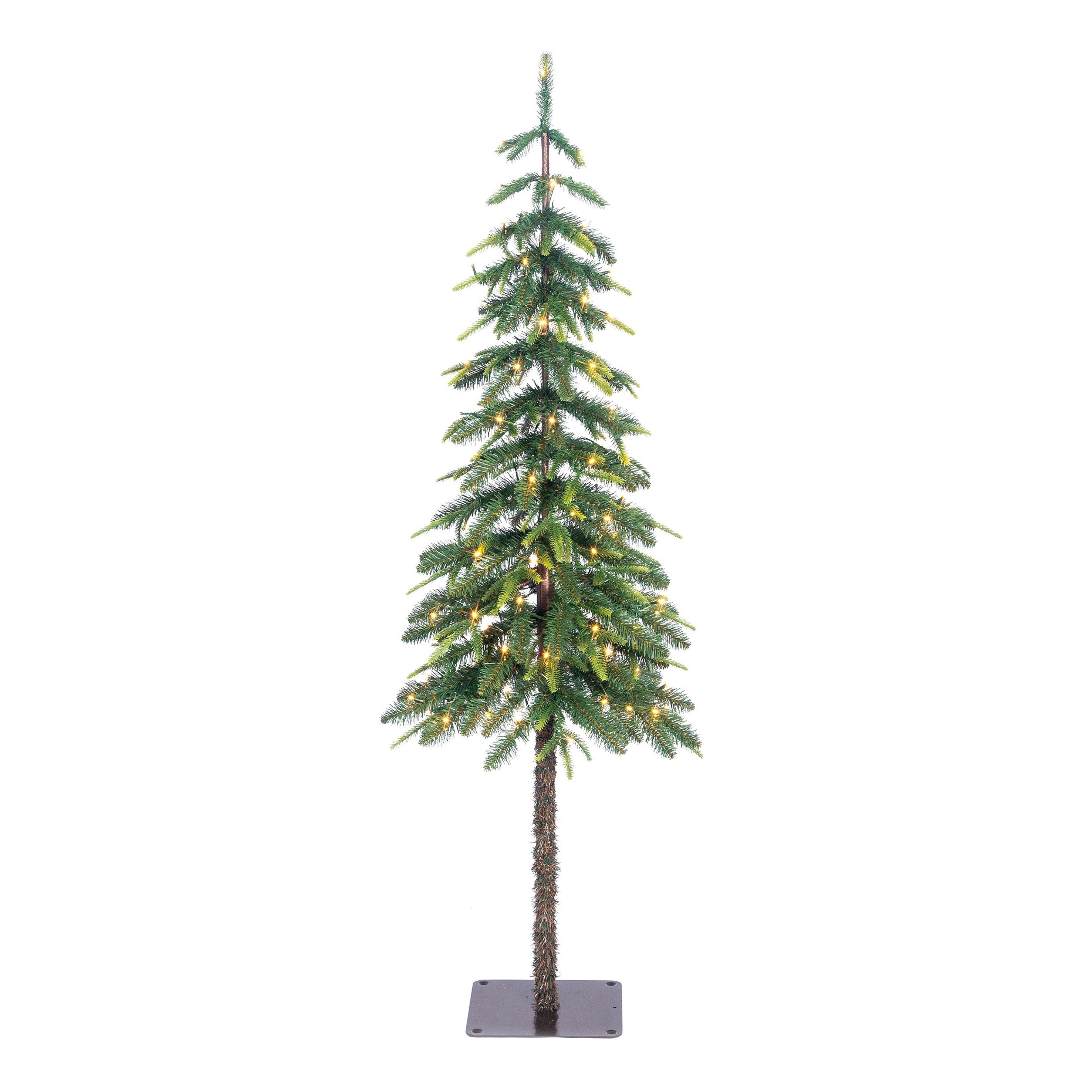 Sapin de Noël artificiel avec LED H155 cm LODGE, BLACK BOX TREES