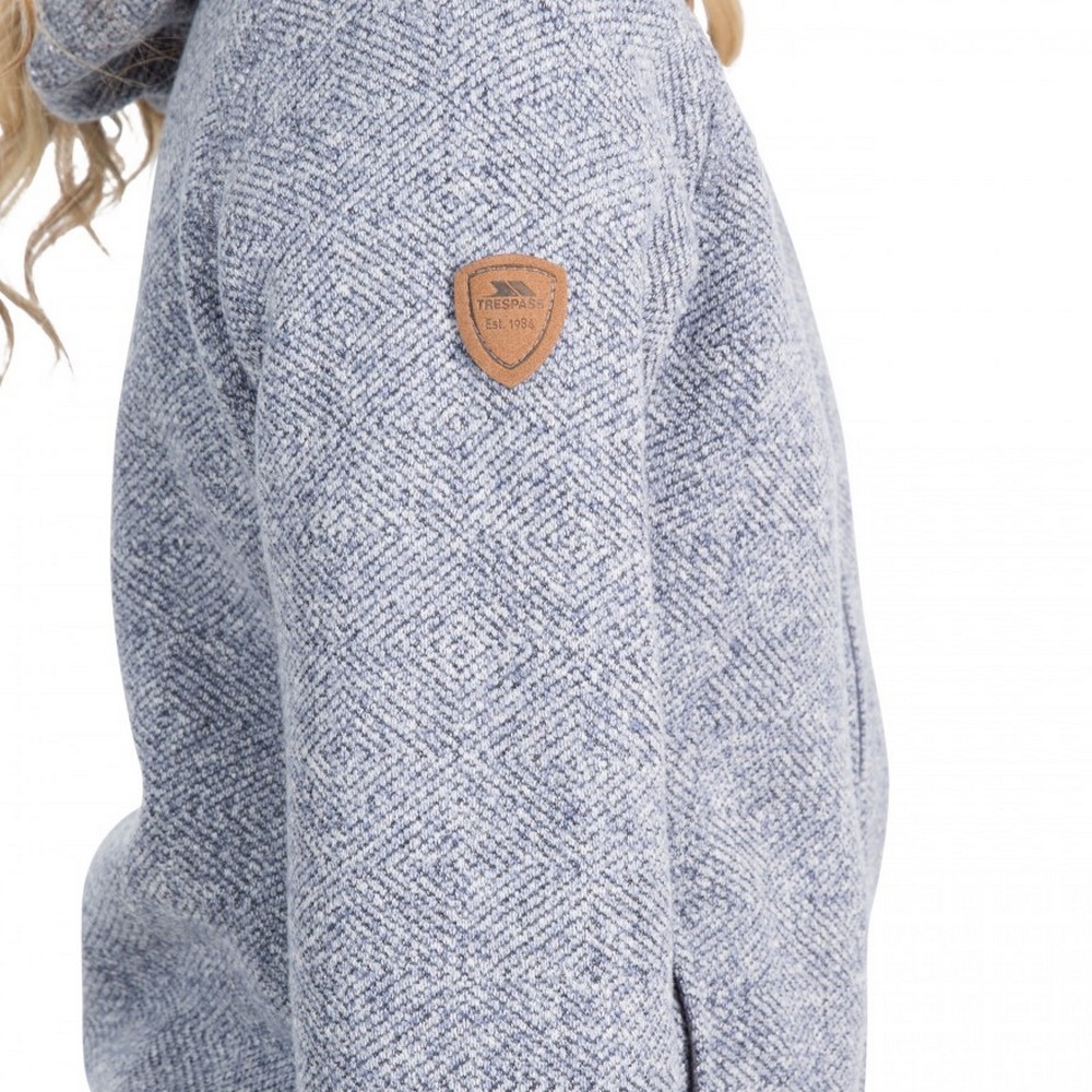 Veste Femme Trespass En Polaire Capuche - Chaud, Confortable Et Parfaite Pour Le Plein Air