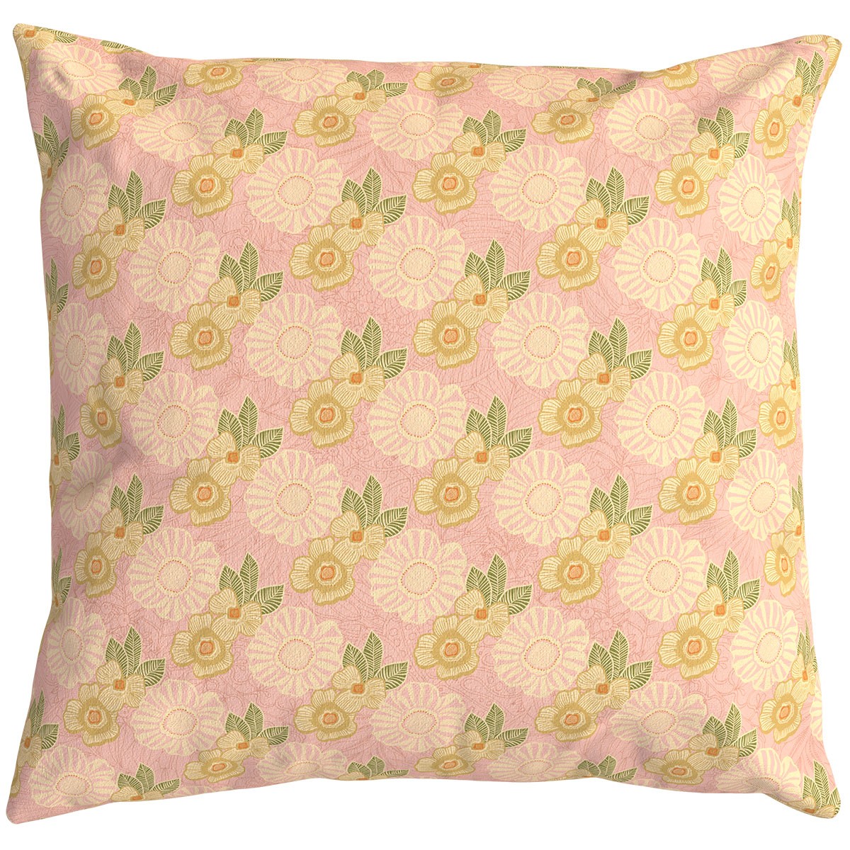 Housse de coussin extérieur, motif floral, THAIS, VENT DE BOHÈME