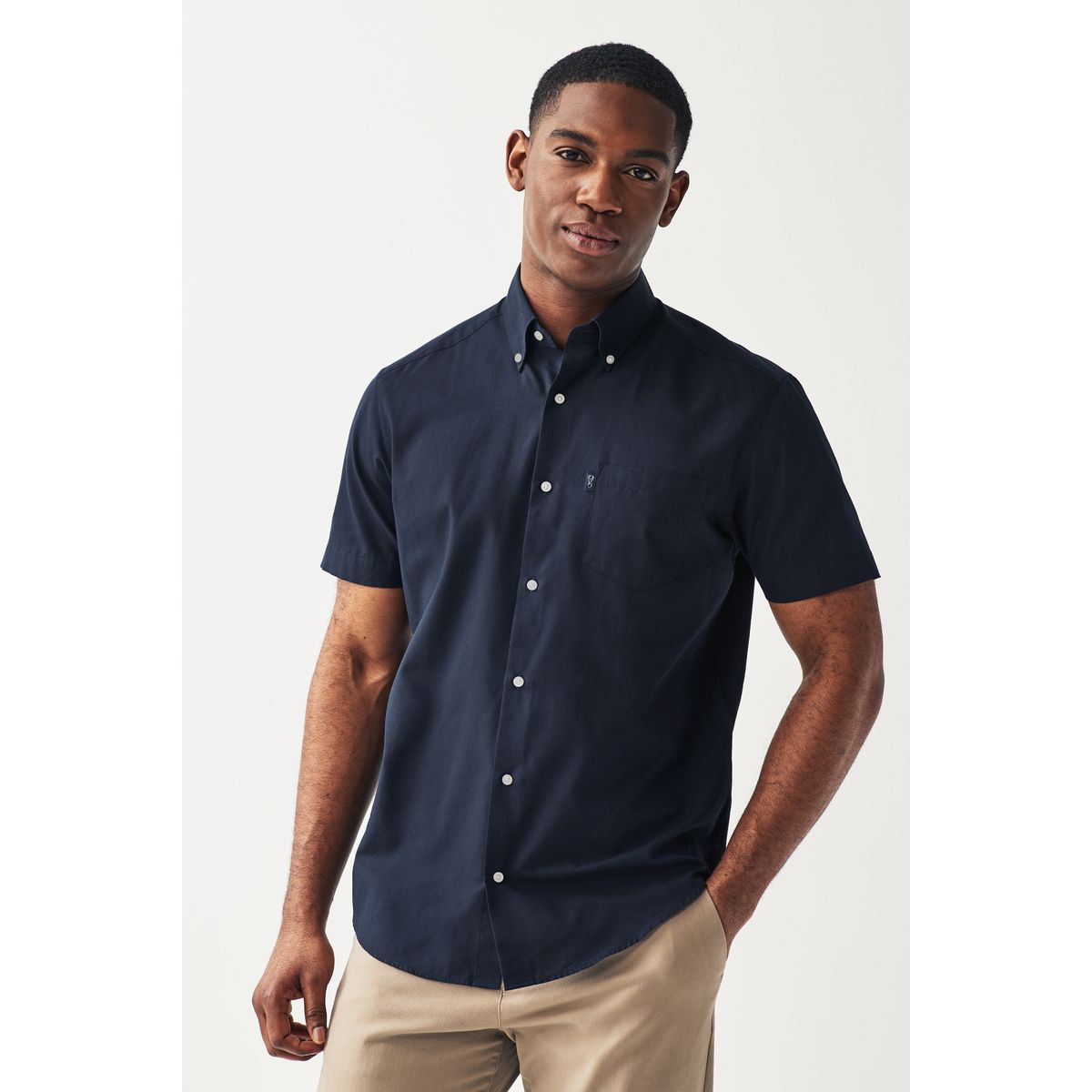 Chemise oxford boutonnée à manches courtes, NEXT