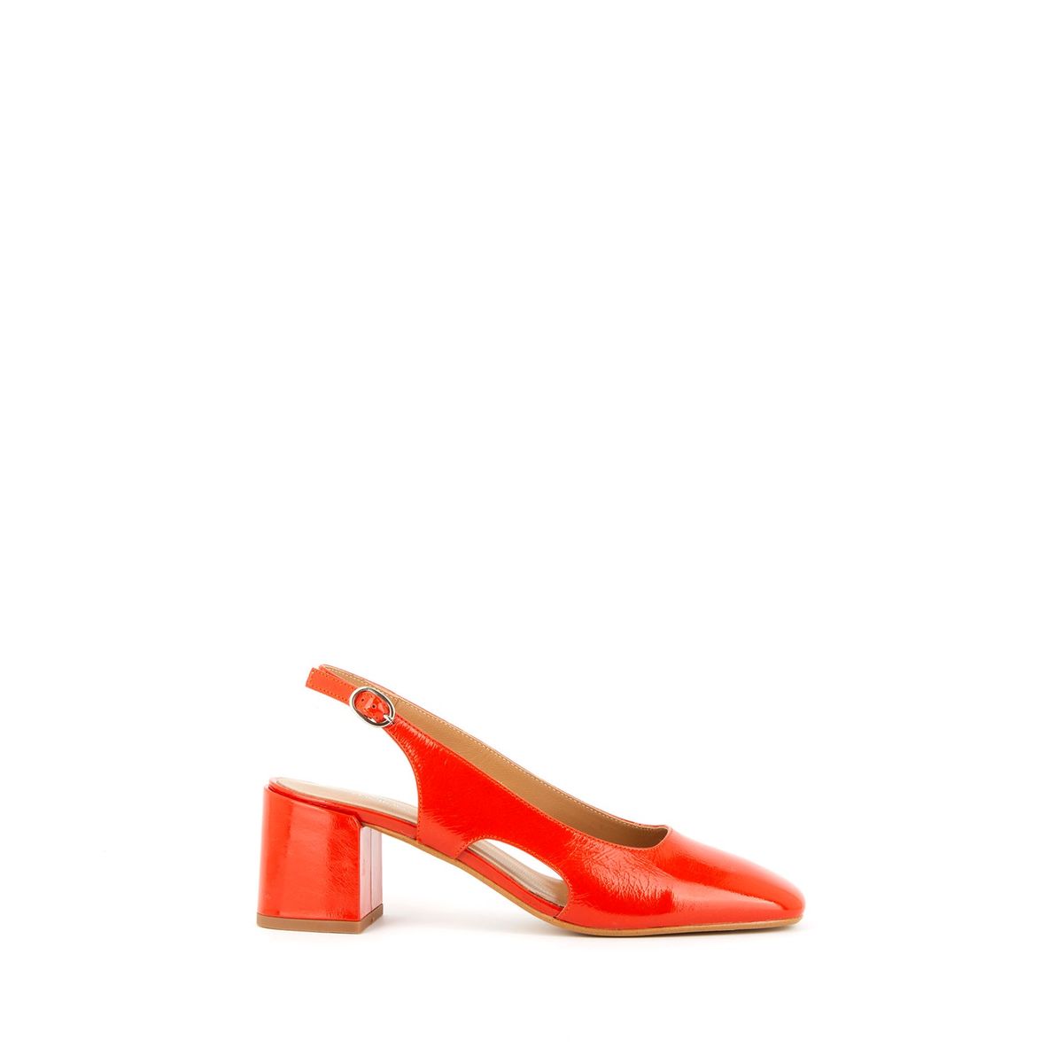 Escarpin corail hot sale