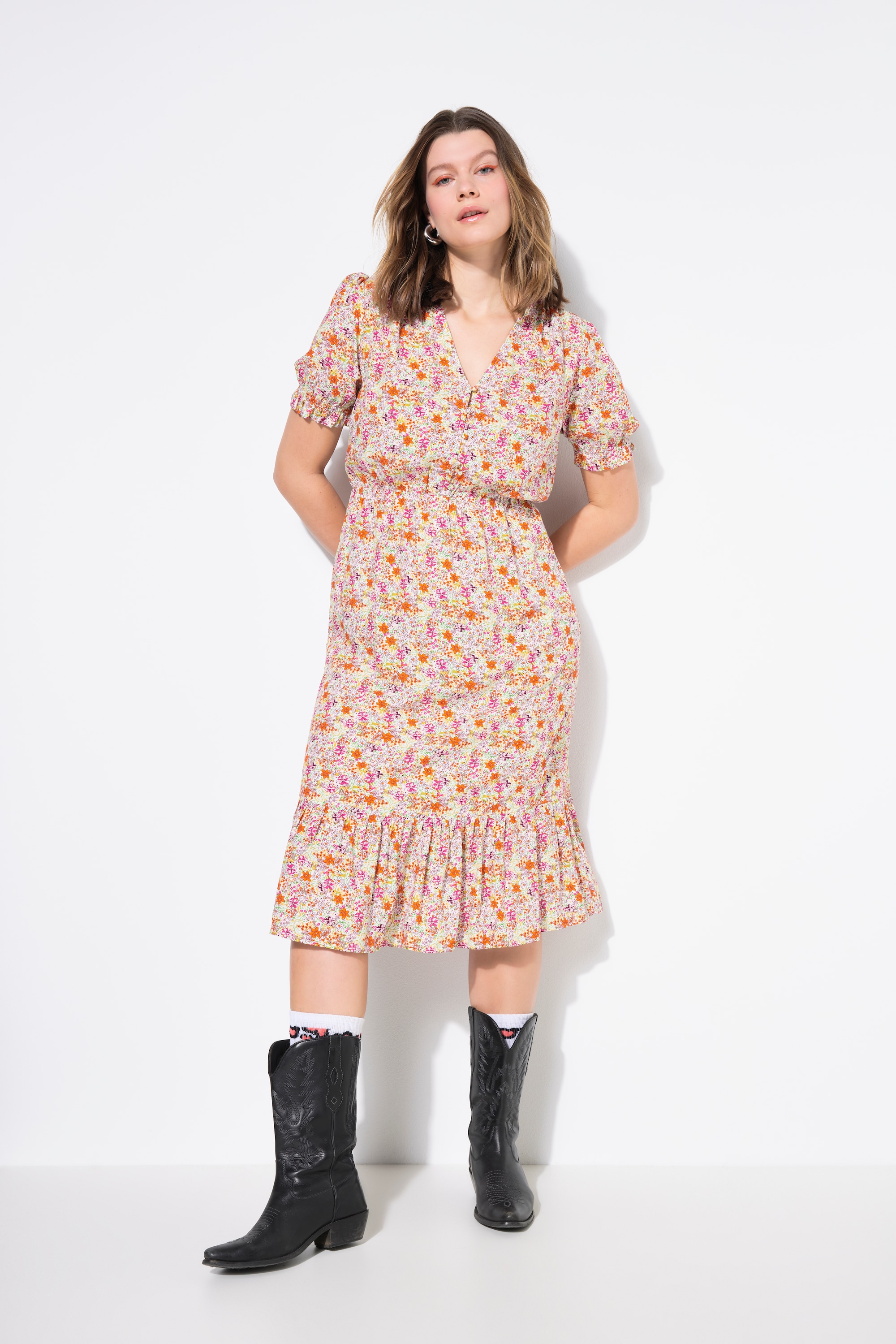 Robe midi à volants, STUDIO UNTOLD