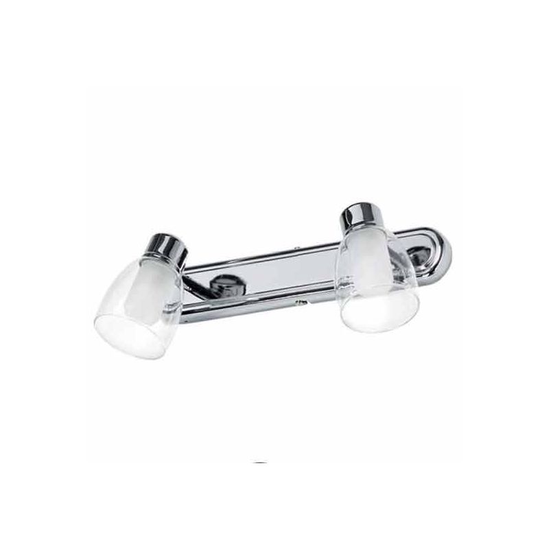 applique salle de bain dopp chrome 2 lampes ip44