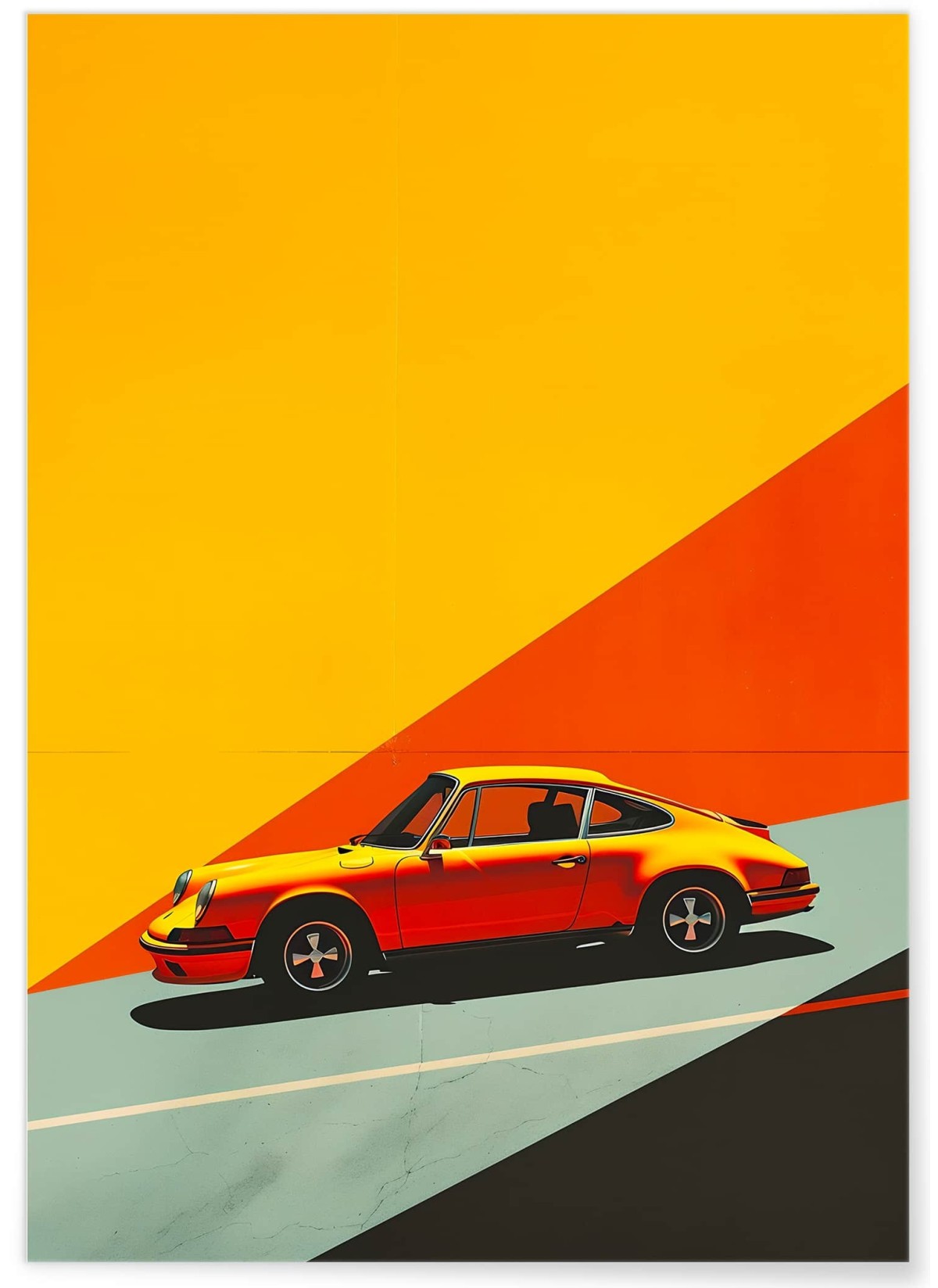 Affiche 911 minimaliste - Esprit classique, L'AFFICHERIE