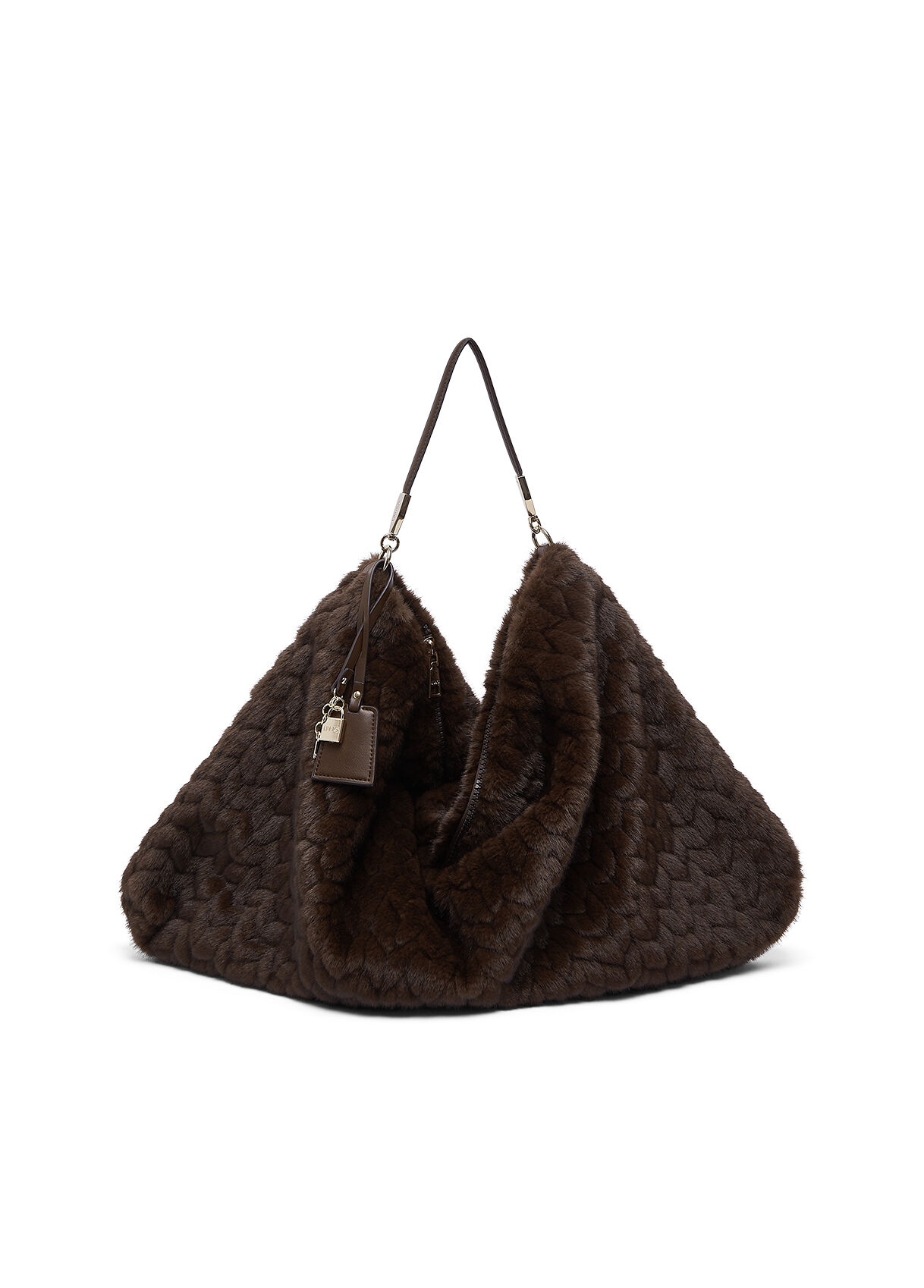Sac grand format en imitation fourrure, LIU JO