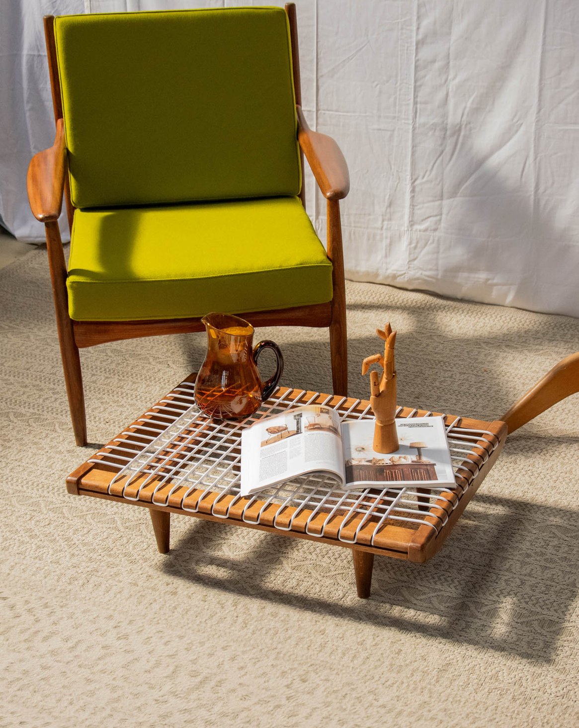 Table basse scandinave Donna N°497 - Bon état, DEBONGOUT