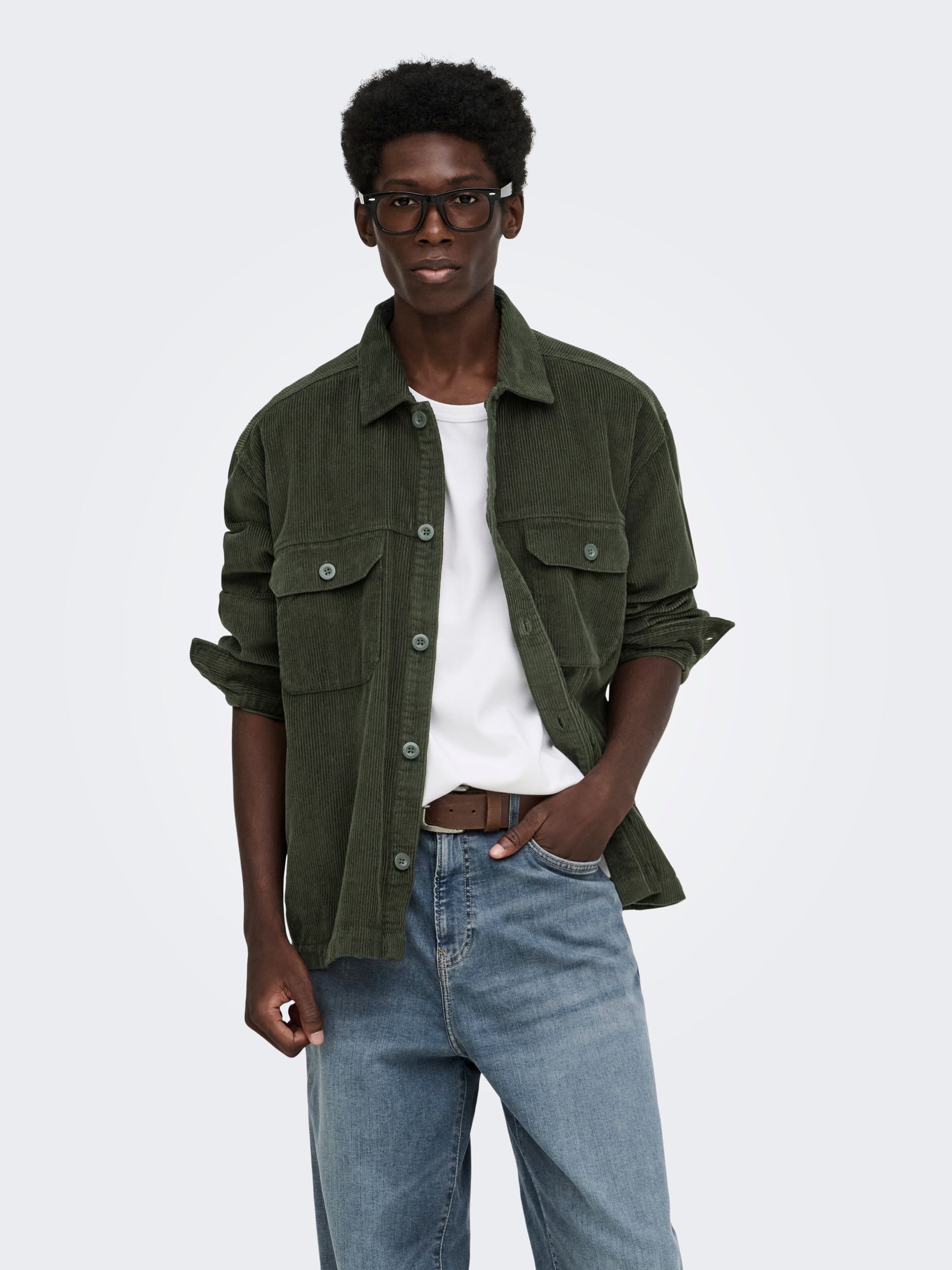Chemise En Corduroy, ONLY & SONS