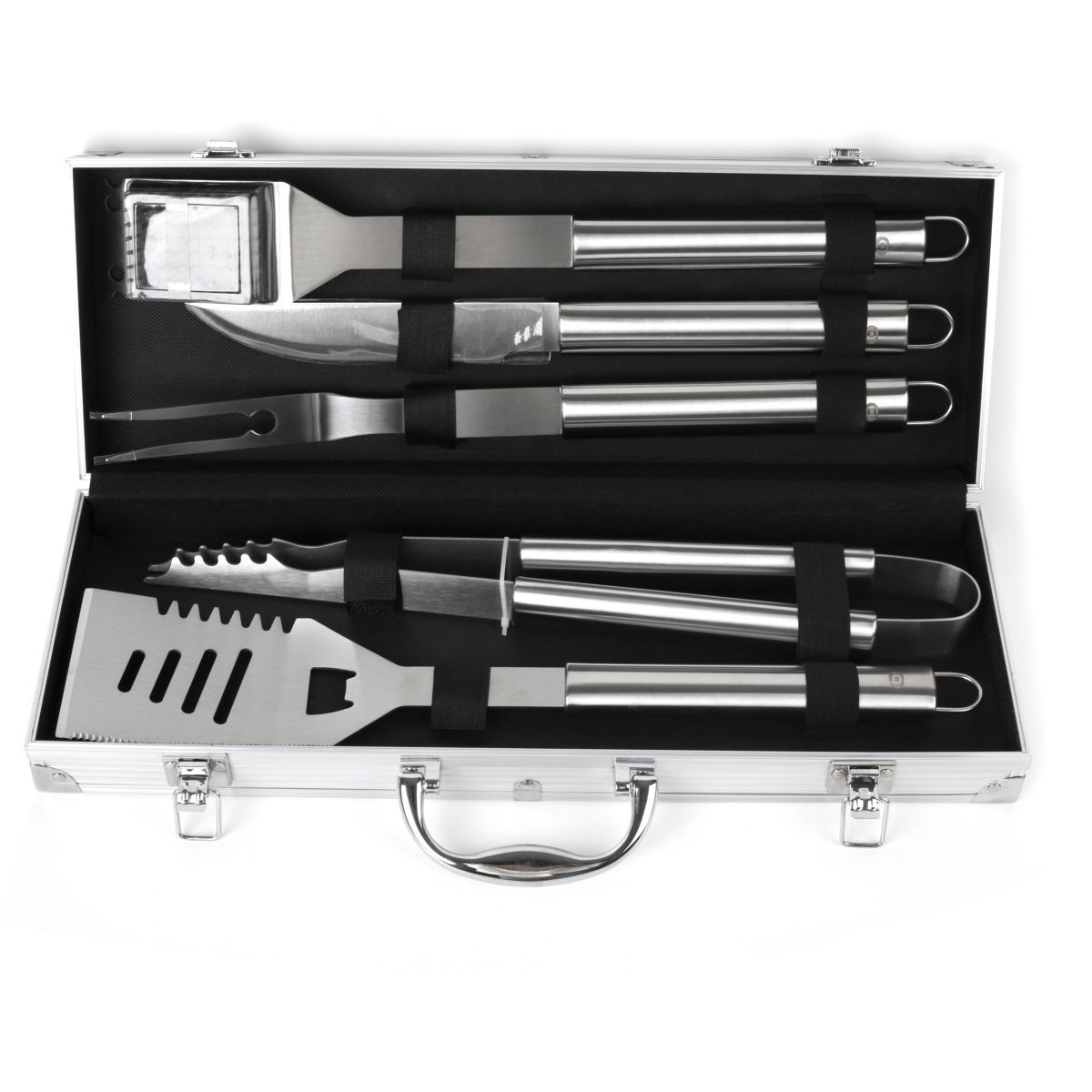 Ustensile barbecue MALETTE Set 5 pièces, ESSENTIEL B