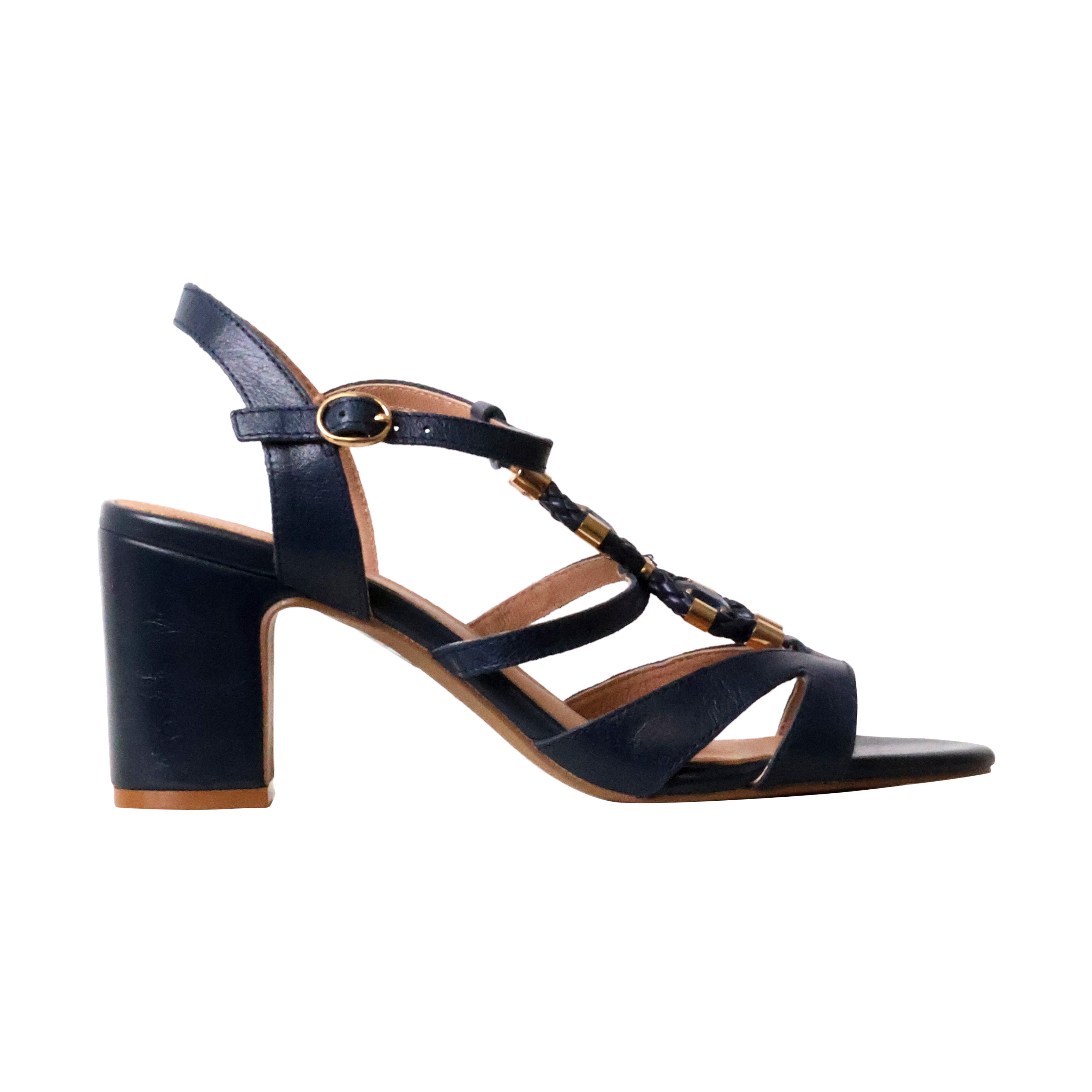 Sandales à Talon Cuir Victoire, EMILIE KARSTON
