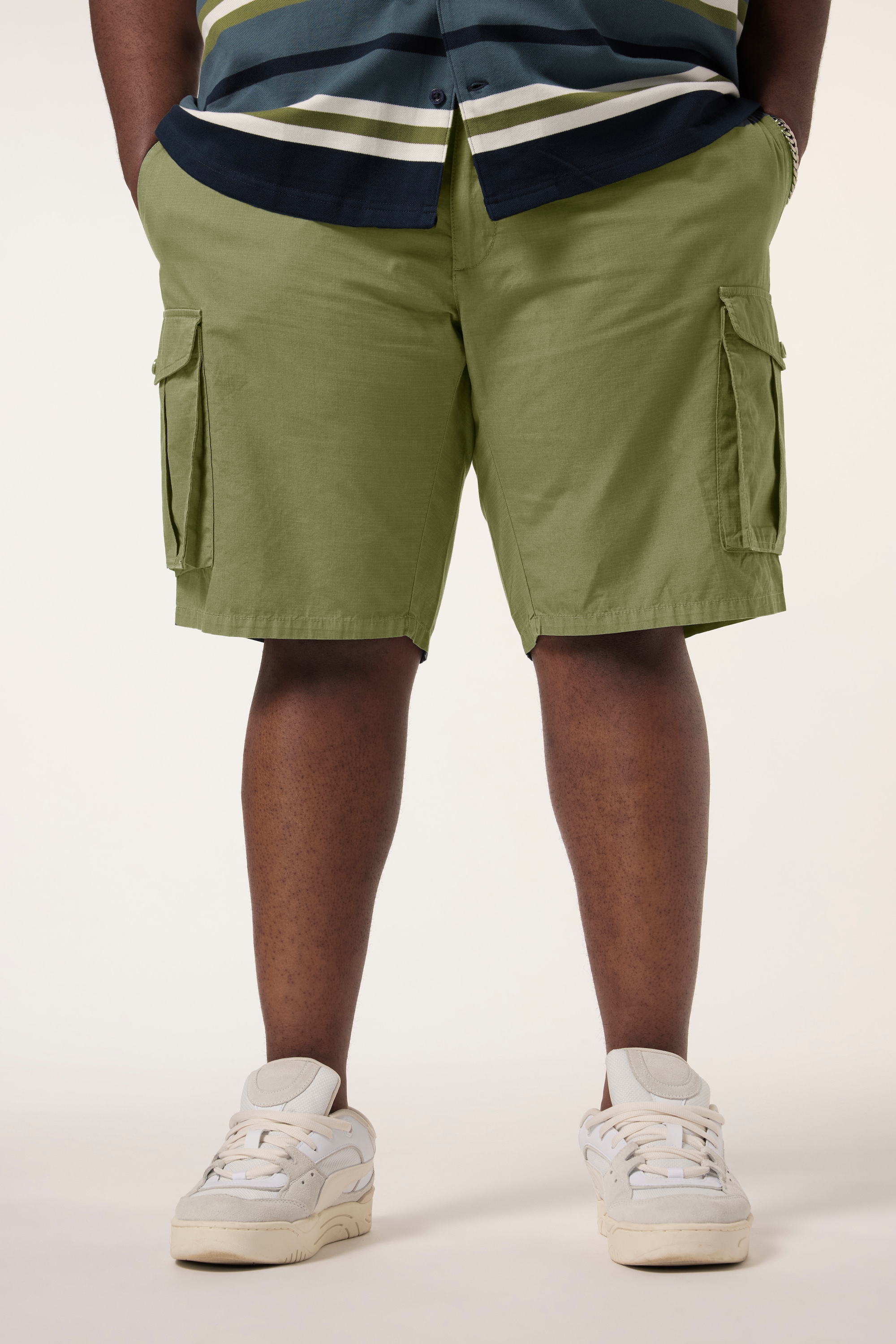 Bermuda cargo en Ripstop, taille élastique, STHUGE