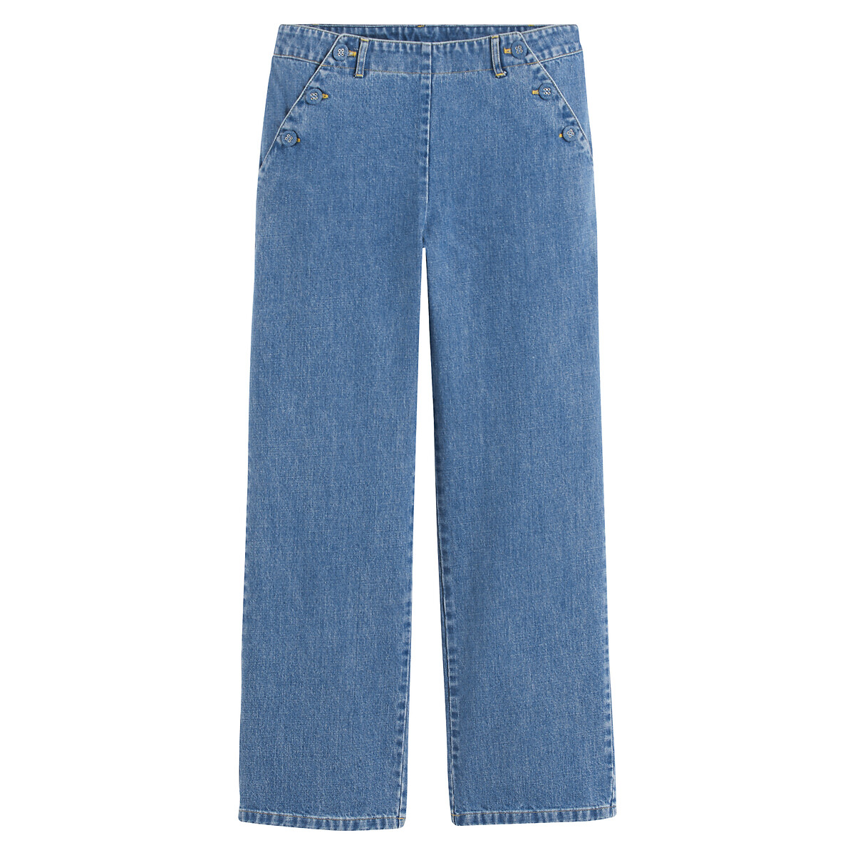 Rechte jeans met hoge taille-emile & ida x la redoute 1