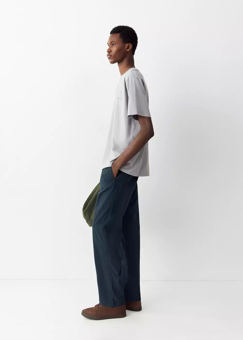 Pantalon droit cordon, MANGO TEEN