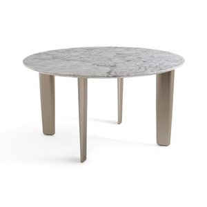 Table ronde Ø140 cm marbre blanc, Dolmena