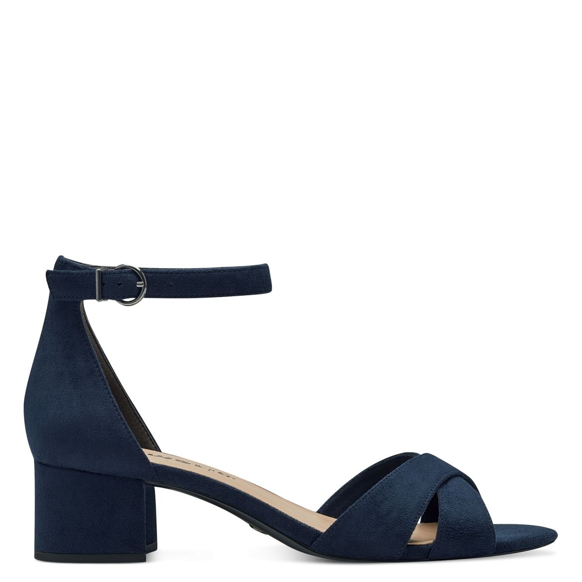 Sandales talon bleu turquoise La Redoute