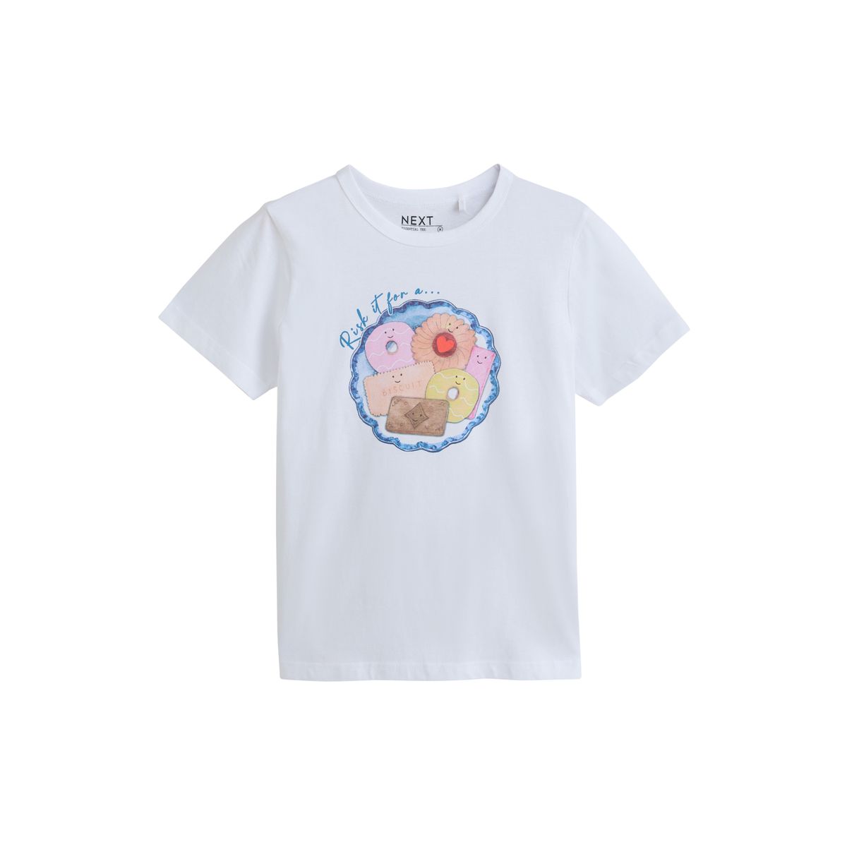 T-shirt à manches courtes et motif biscuits, NEXT