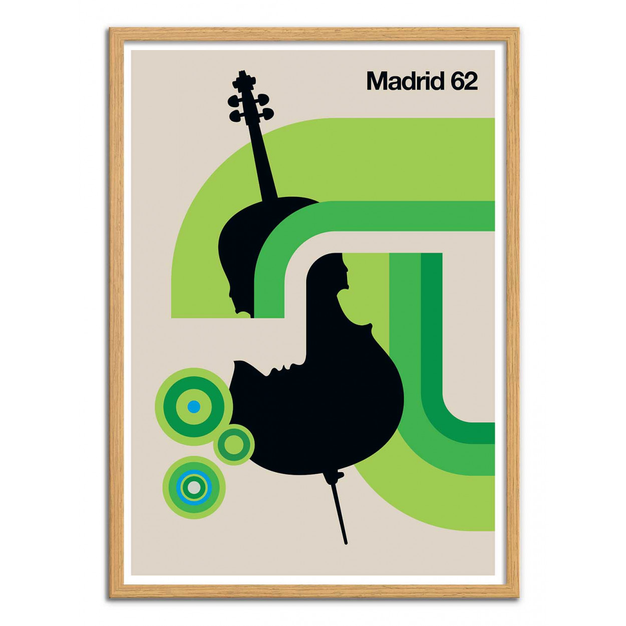 Affiche d'art - Madrid 62 - Bo Lundberg, WALL EDITIONS
