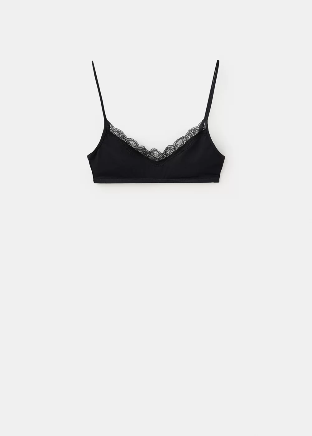 Soutien-gorge triangle en dentelle, MANGO TEEN
