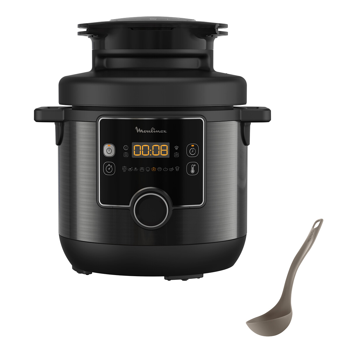 Verslaafd gordijn energie Turbo cuisine en fry multicooker yy4903fb zwart Moulinex | La Redoute