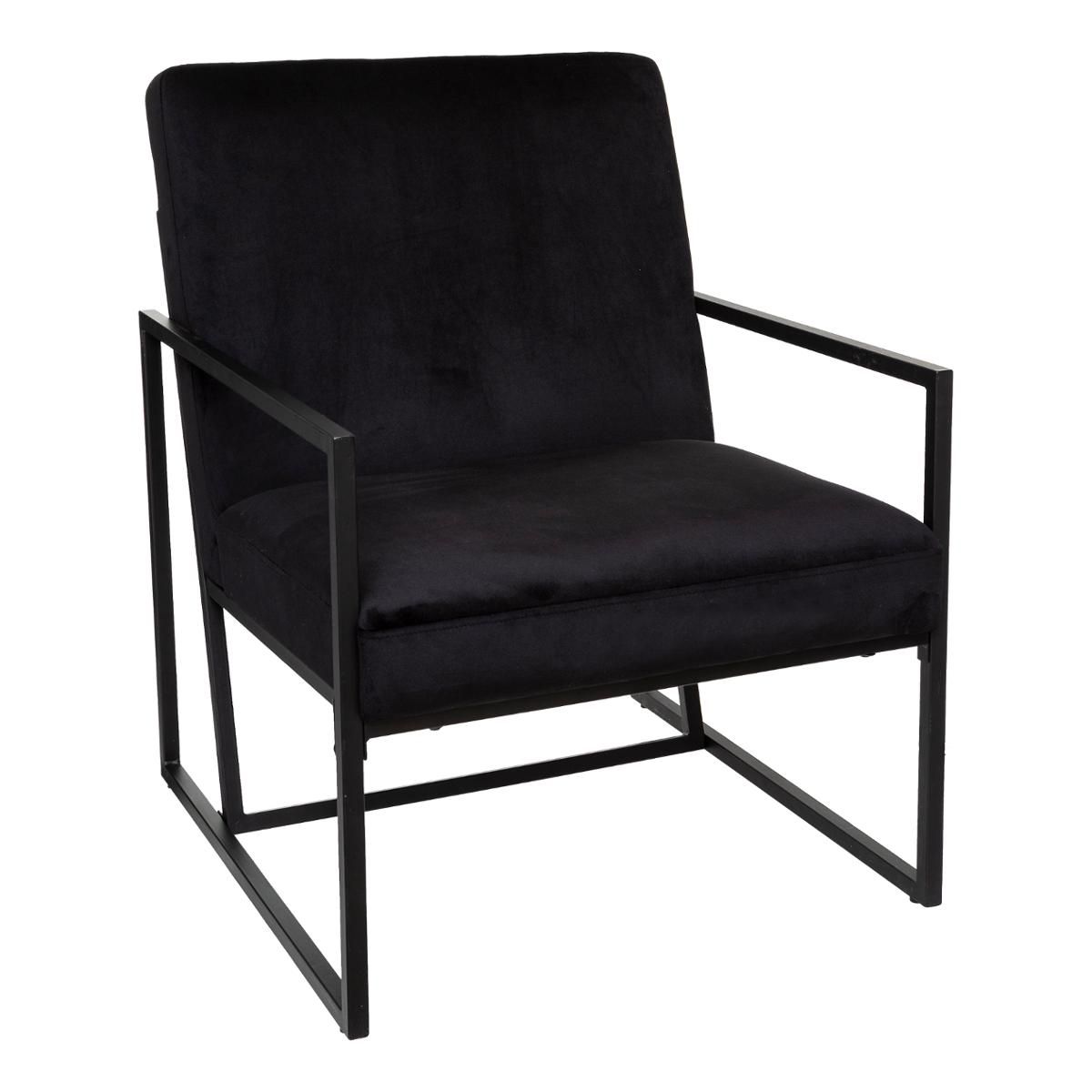fauteuil velours contemporain