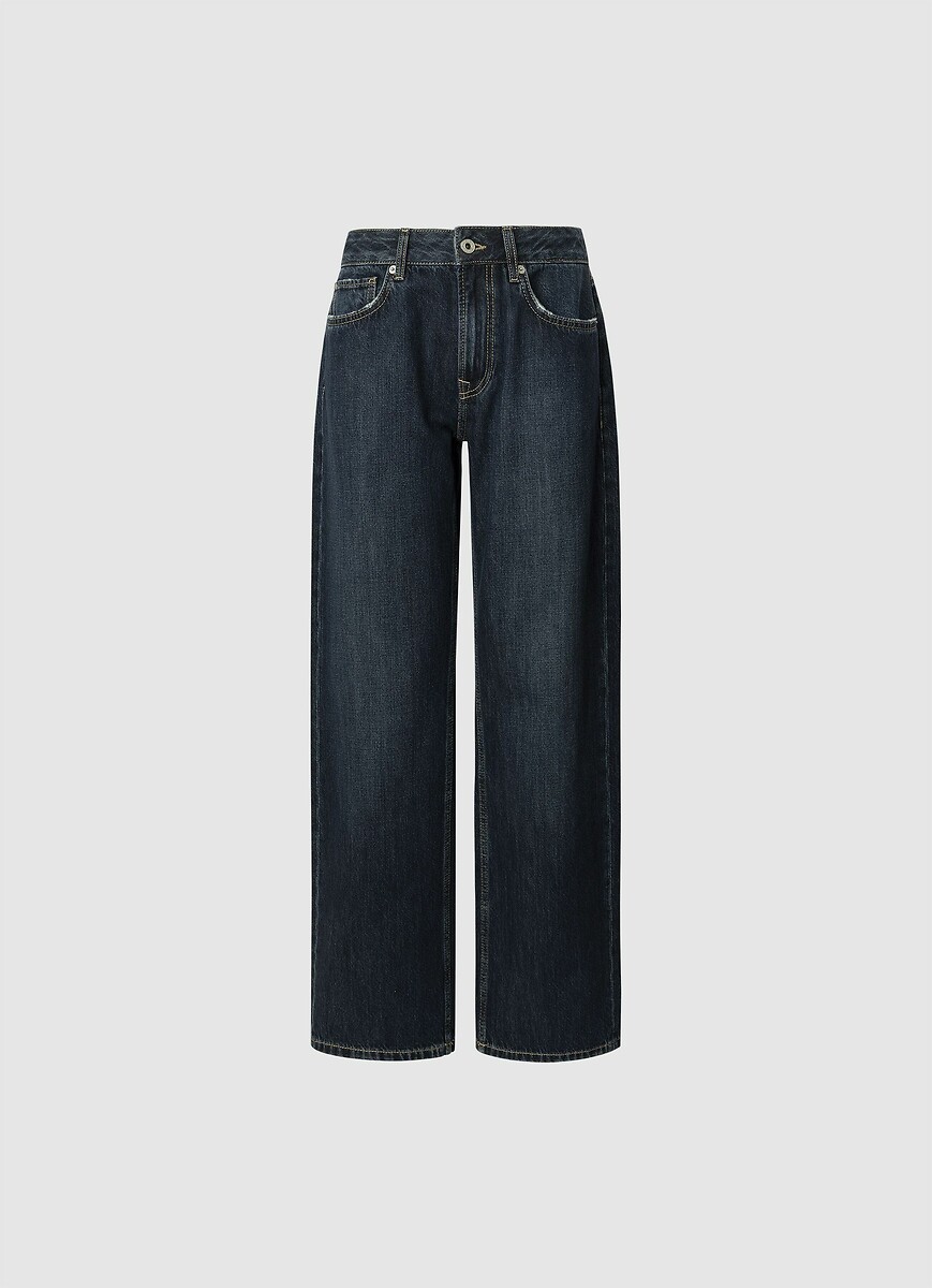 Nicky Low Rise Jeans in Loose Fit, PEPE JEANS