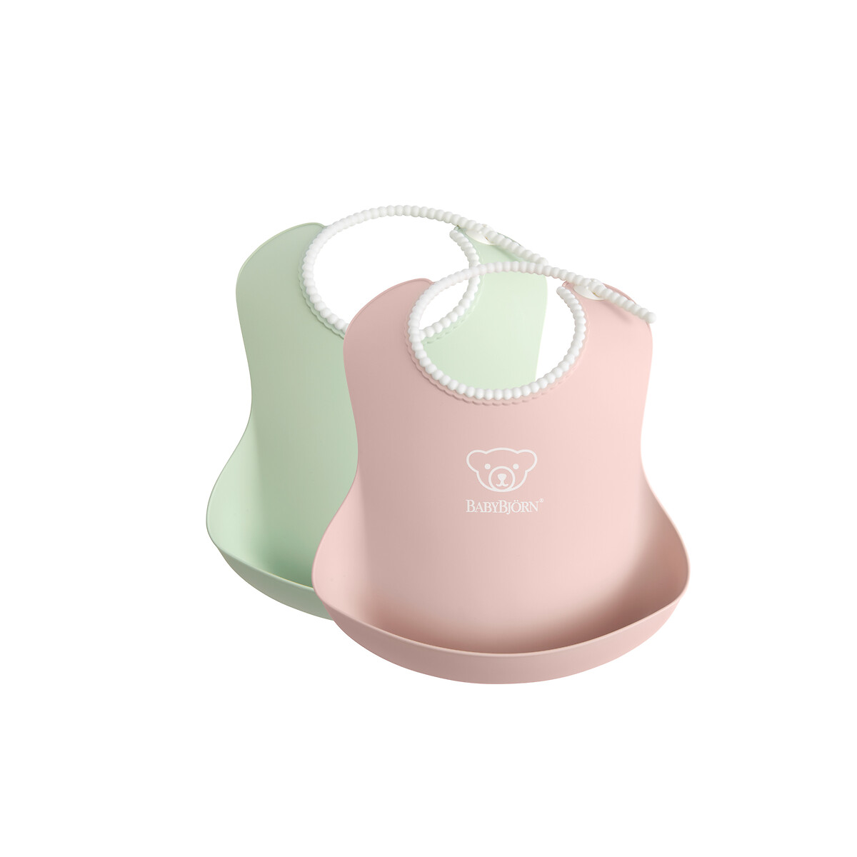 Bavoir Lot De 2 Vert Rose Babybjorn La Redoute