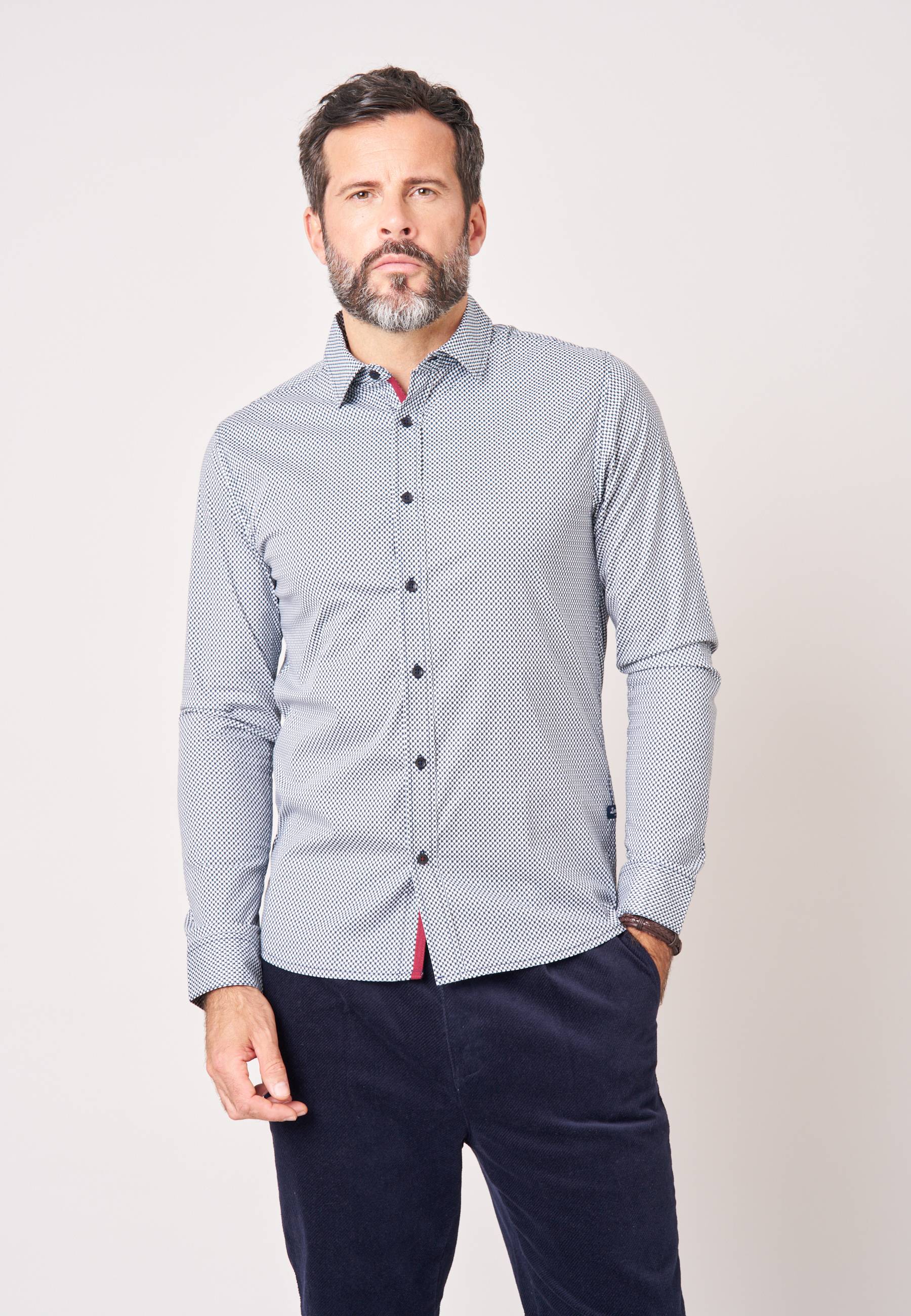 Chemise regular homme en coton imprimée ARMONDO, DEELUXE