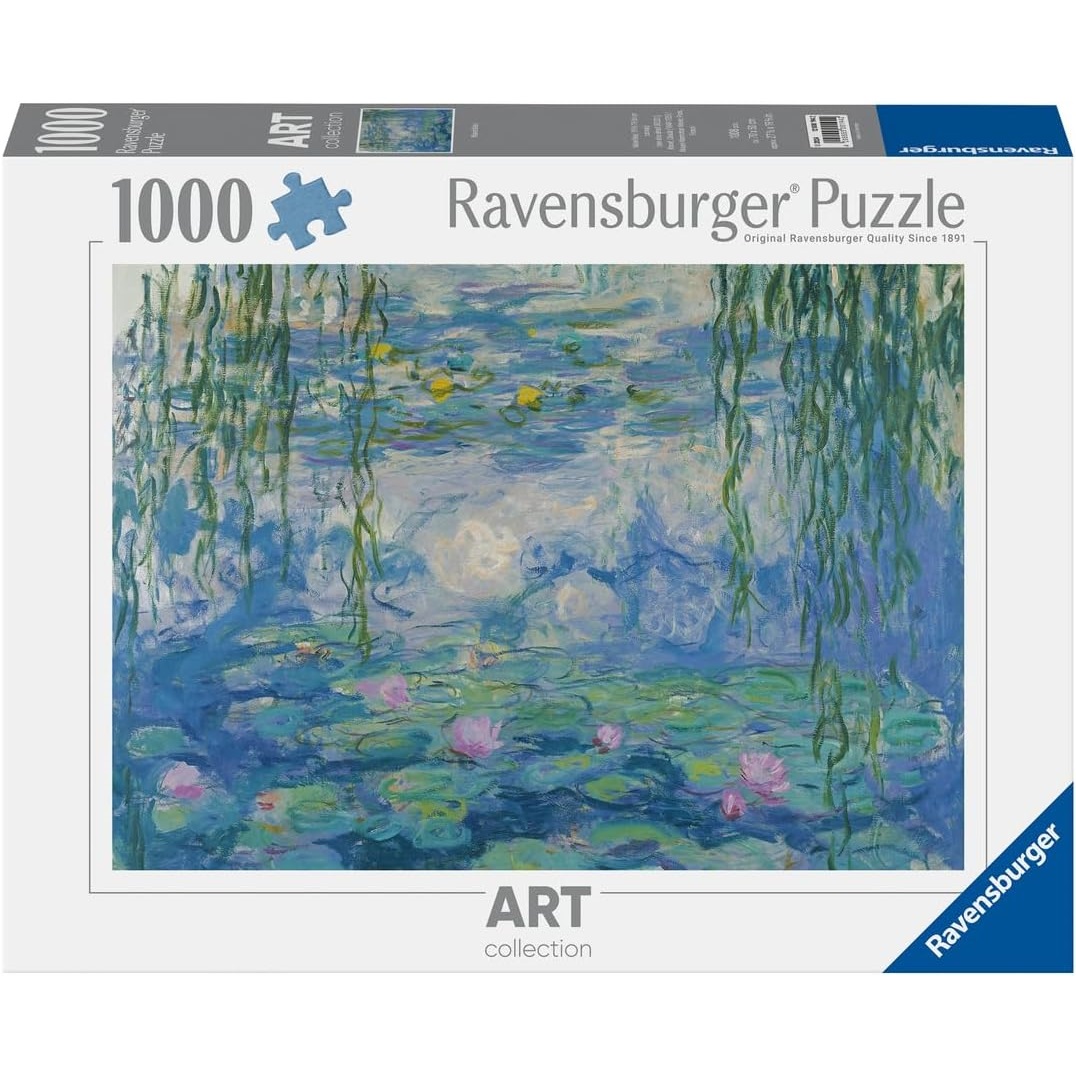 Puzzle Les Nymphéas Claude Monet 1000 pcs, RAVENSBURGER