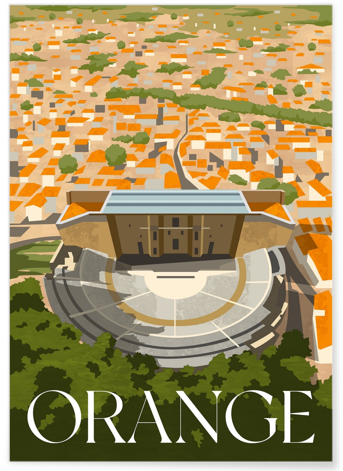 Affiche ville Orange, L'AFFICHERIE