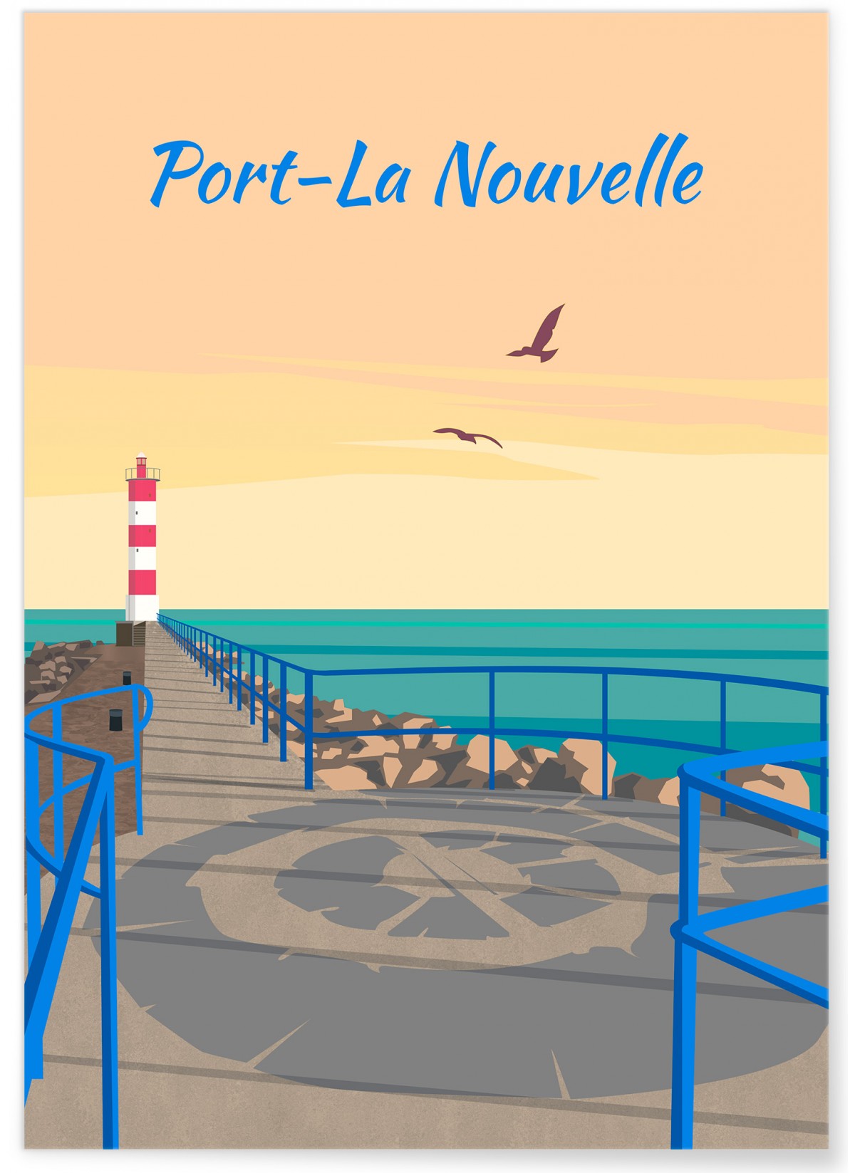 Affiche ville Port-La Nouvelle, L'AFFICHERIE