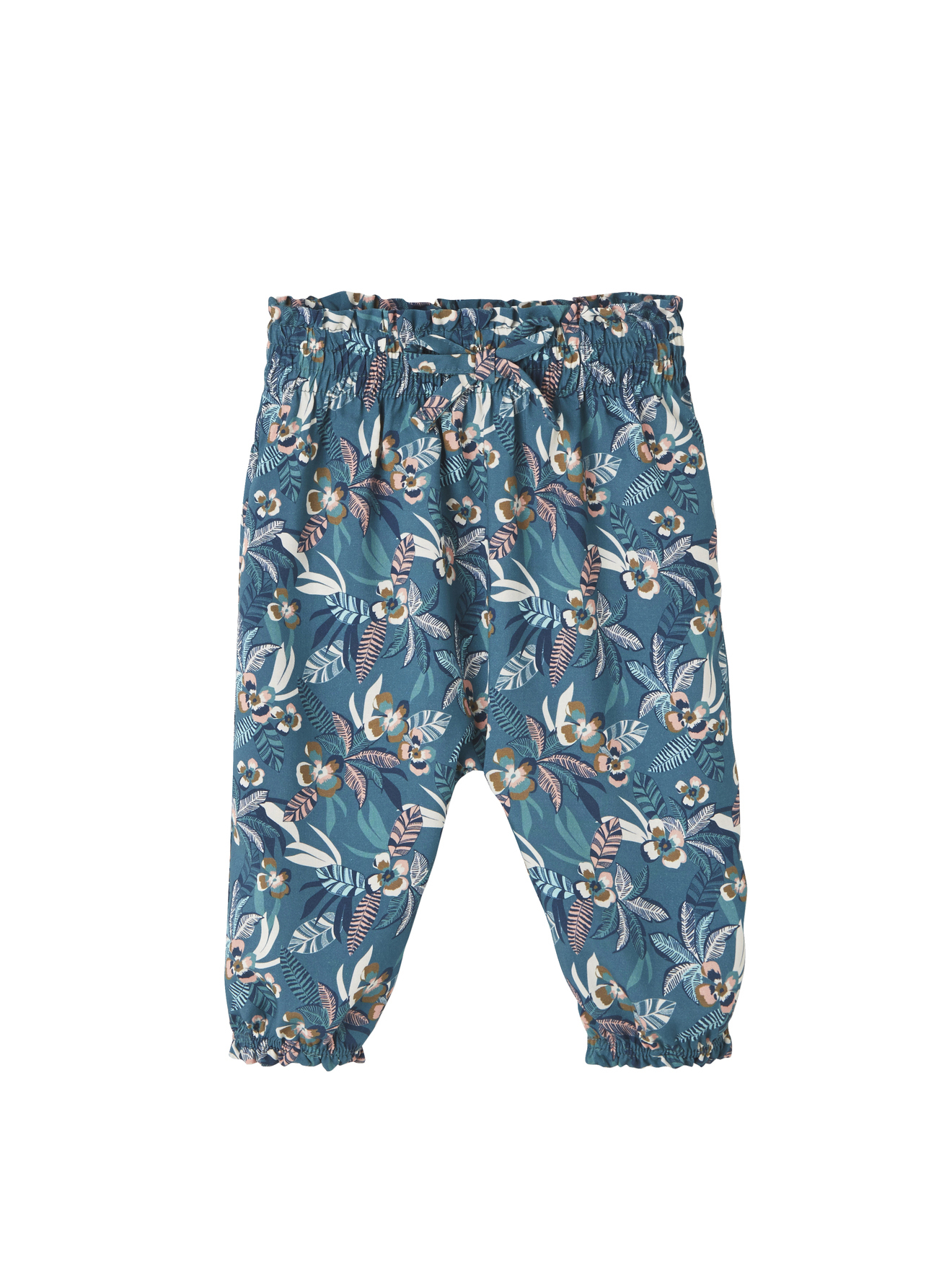Pantalon imprimé bébé fluide, VERTBAUDET