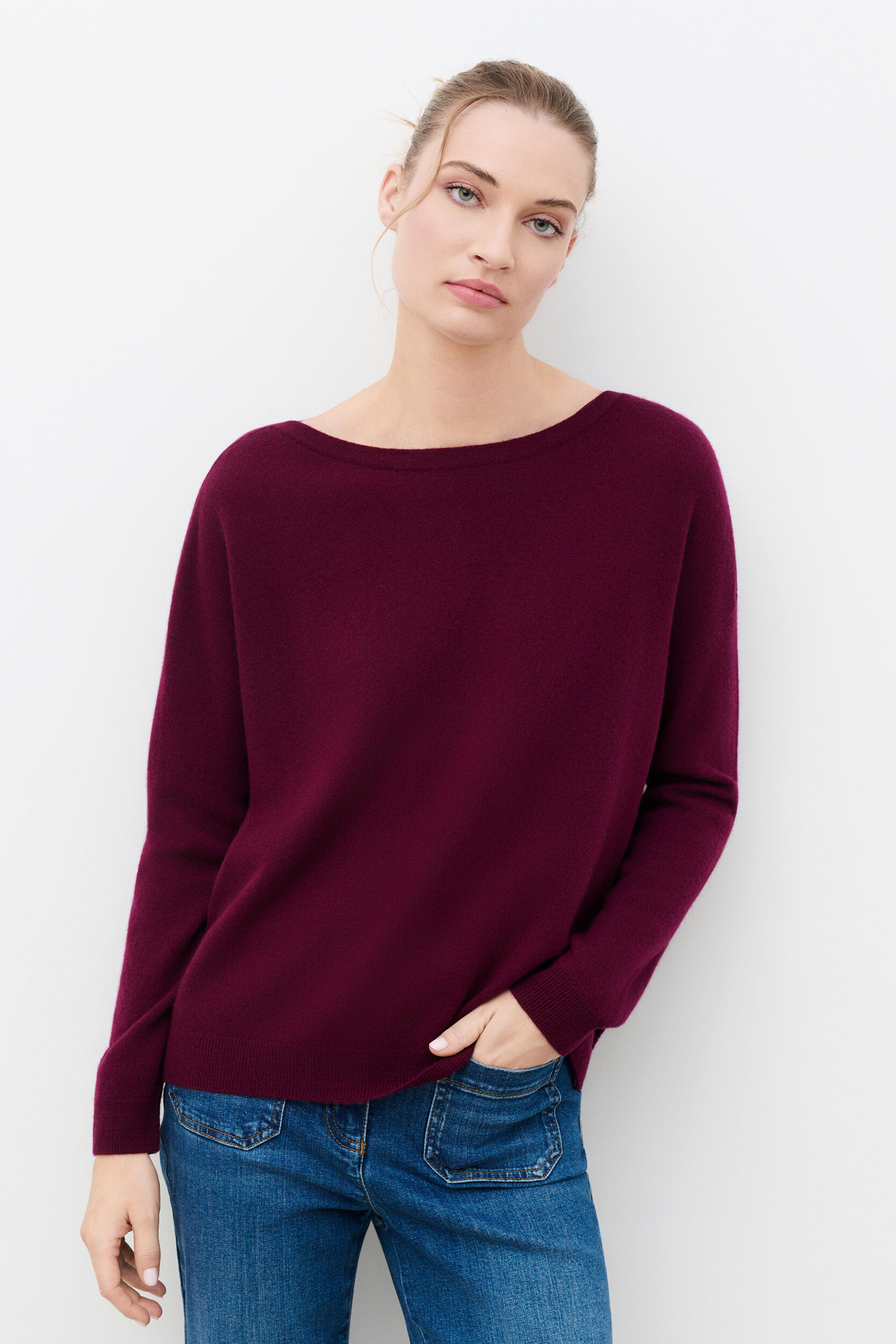 Pull ample col bateau cachemire MJILL, CAROLL