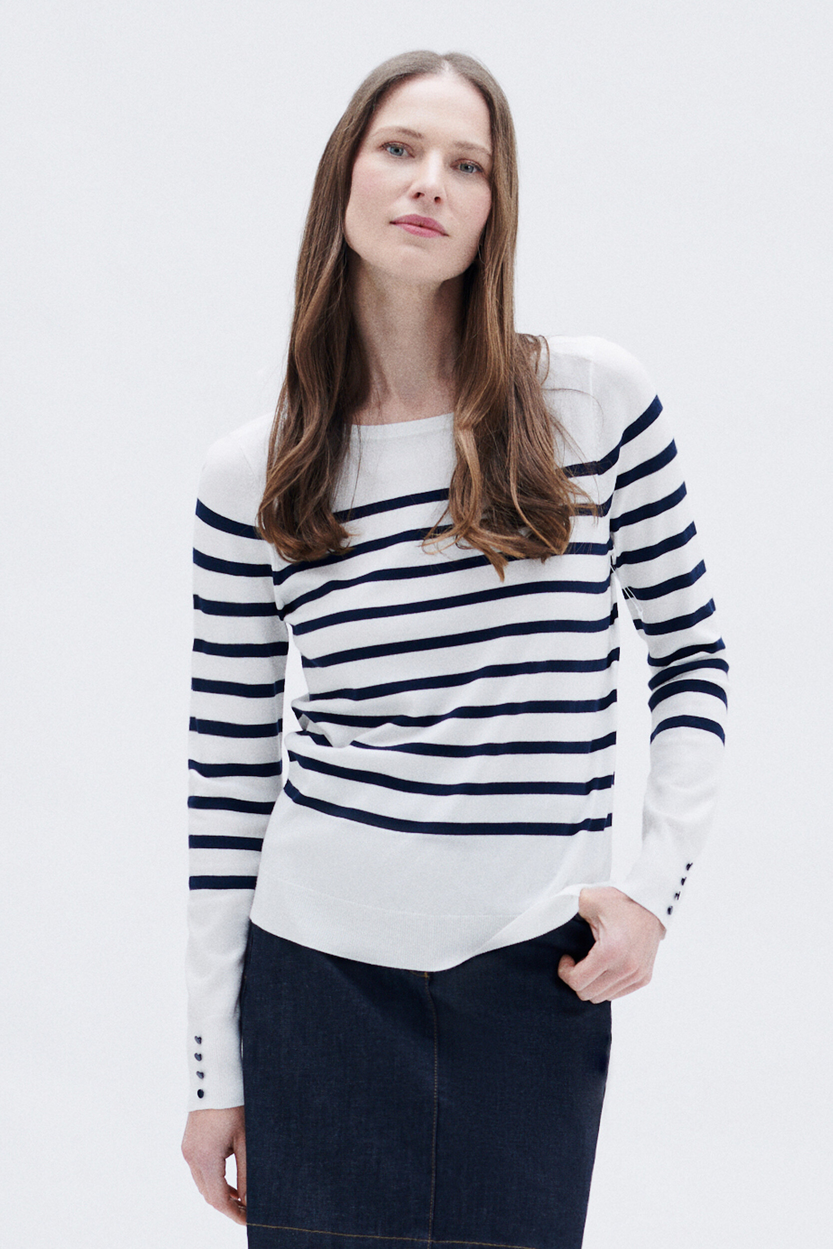 Pull droit col bateau MJULIE, CAROLL
