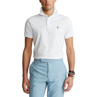 Interlock Cotton Polo Shirt in Custom Fit POLO RALPH LAUREN