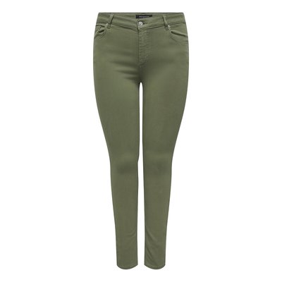 Cotton Mix Skinny Trousers ONLY CARMAKOMA