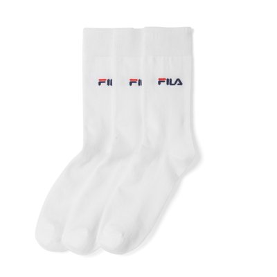 Pack of 3 Pairs of Crew Socks in Cotton Mix FILA