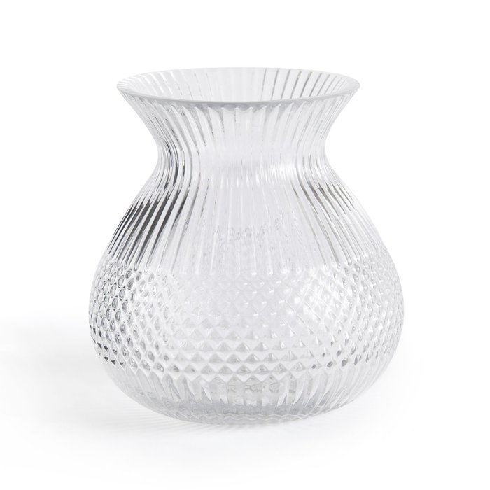 Vase en verre travaillé H17 cm, Afa LA REDOUTE INTERIEURS image 0