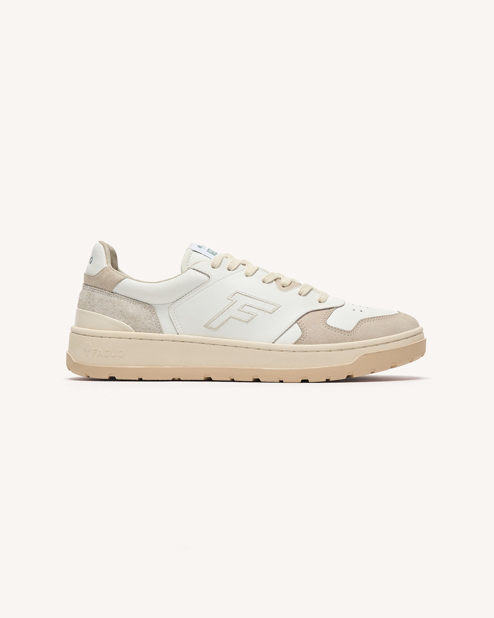 Baskets basses en cuir, FAGUO