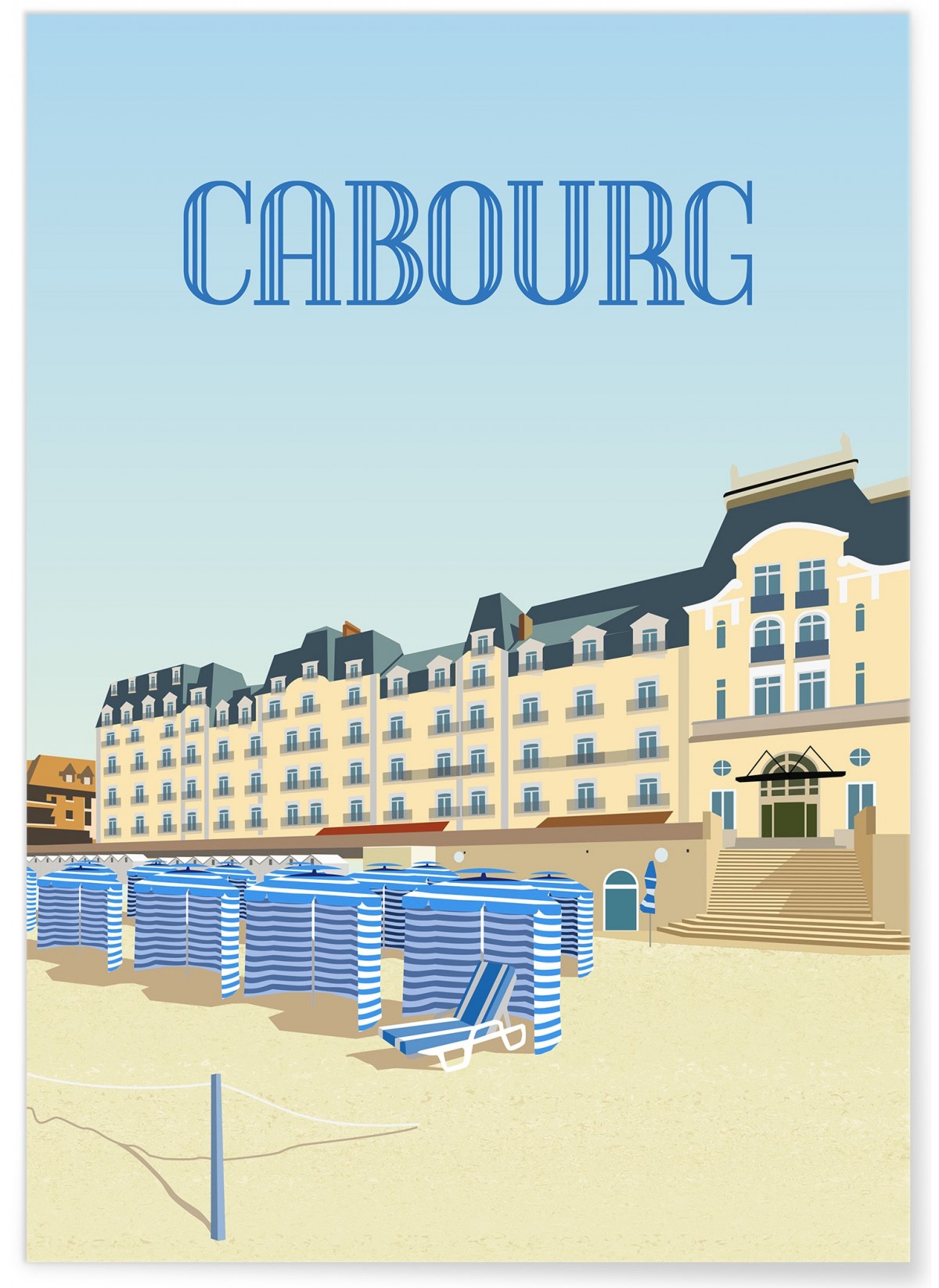 Affiche ville de Cabourg, L'AFFICHERIE