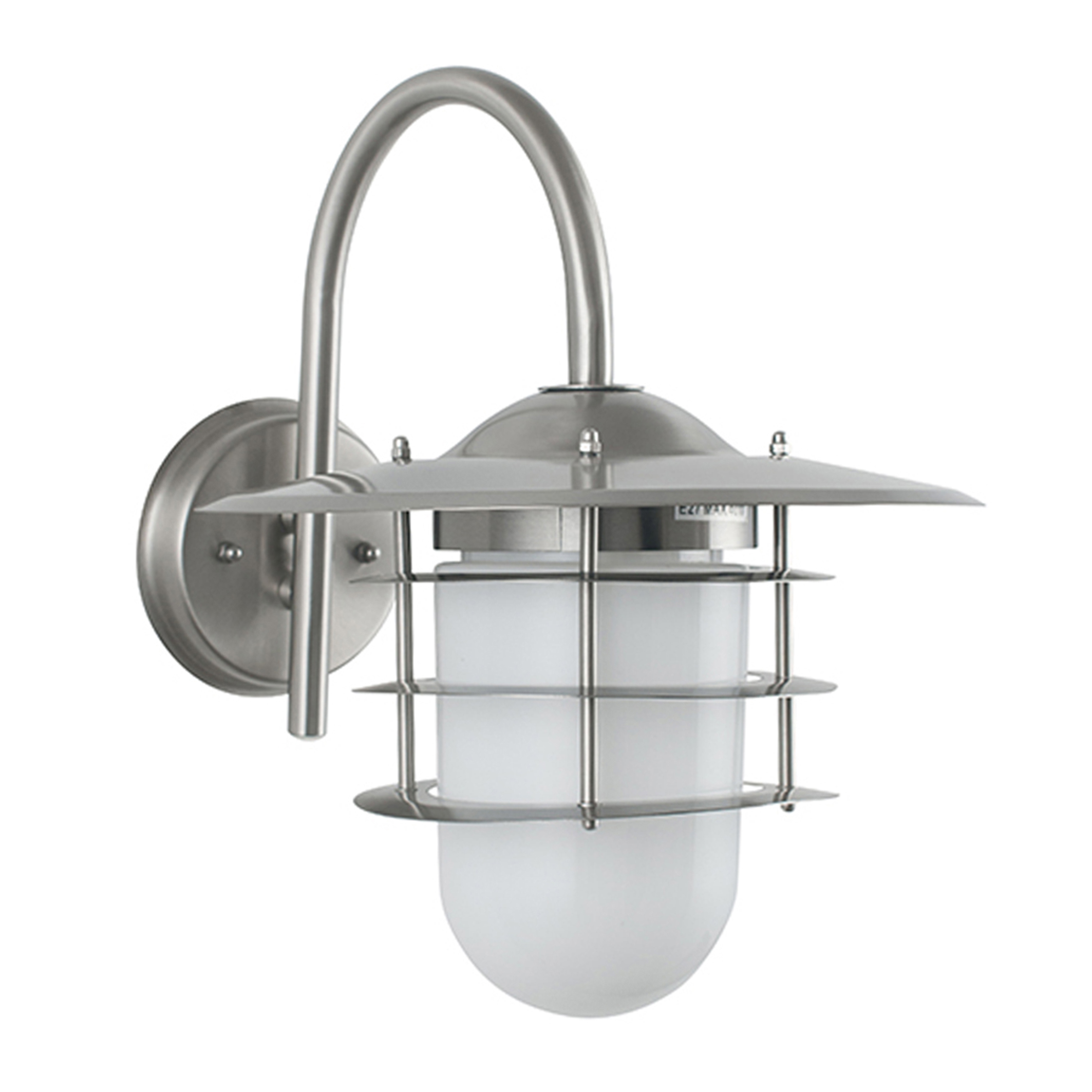 Brushed Steel And Opaque Glass Nautical Style Outdoor Wall Light So Home La Redoute Brushed Steel And Opaque Glass Nautical, Nautical Style Outdoor Wall Lights